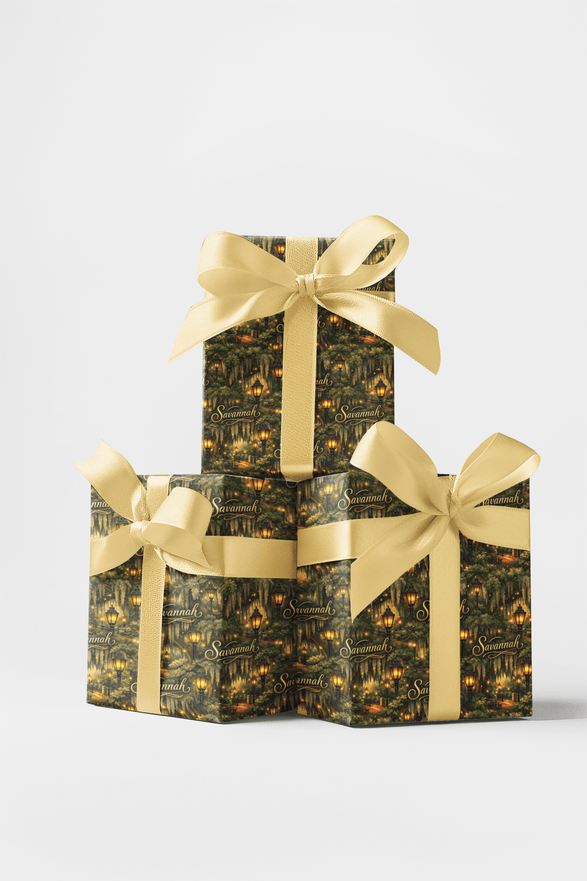 Savannah Riverfront Romance Wrapping Paper