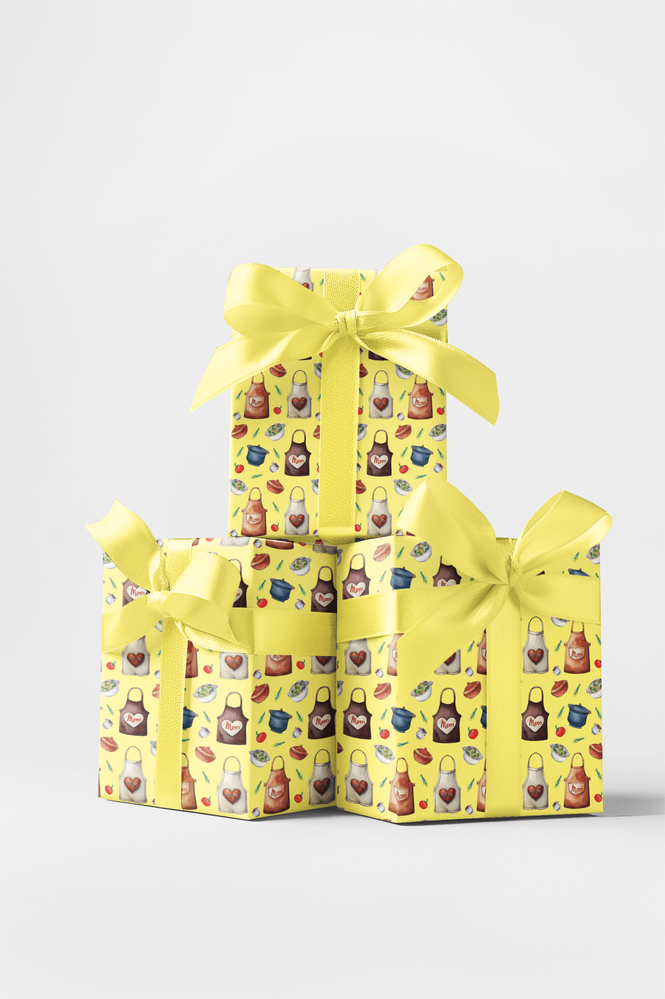Mom's Apron - Yellow