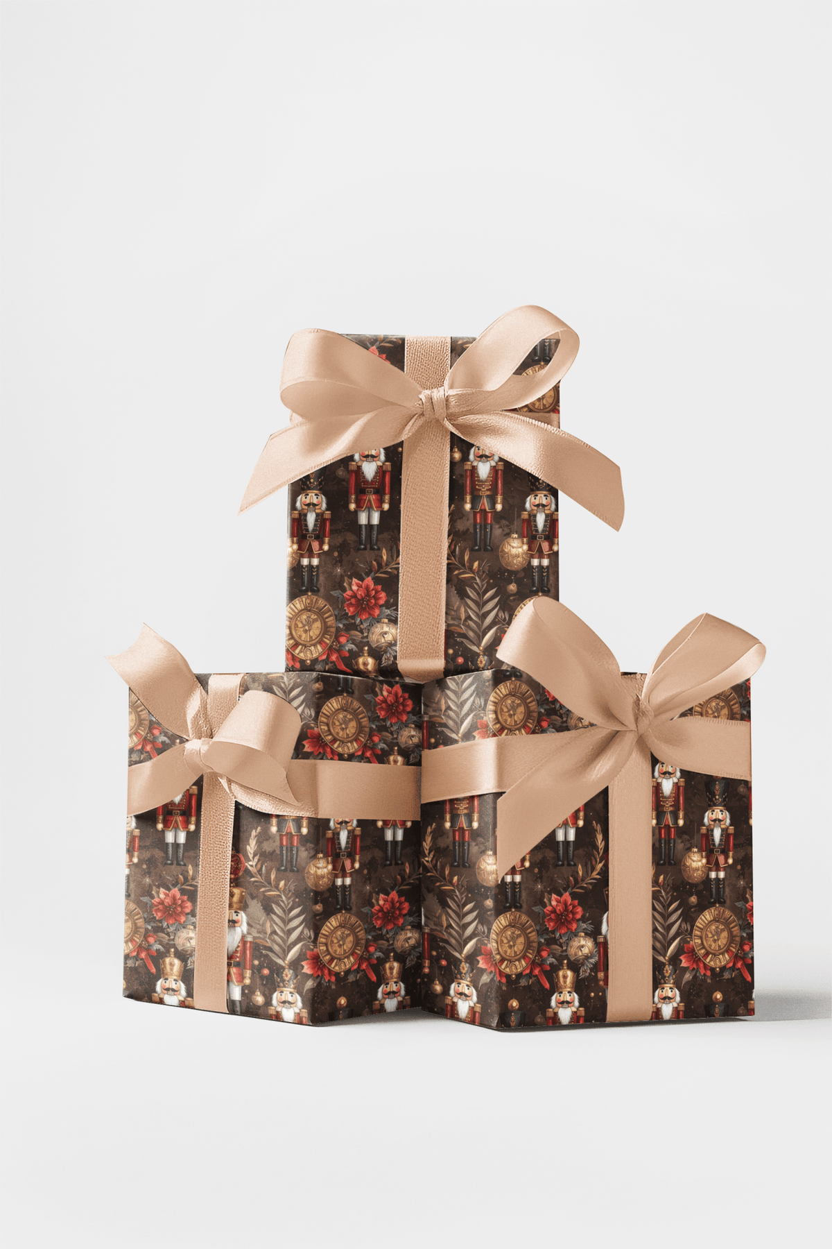 Heirloom Nutcracker Tapestry Wrapping Paper