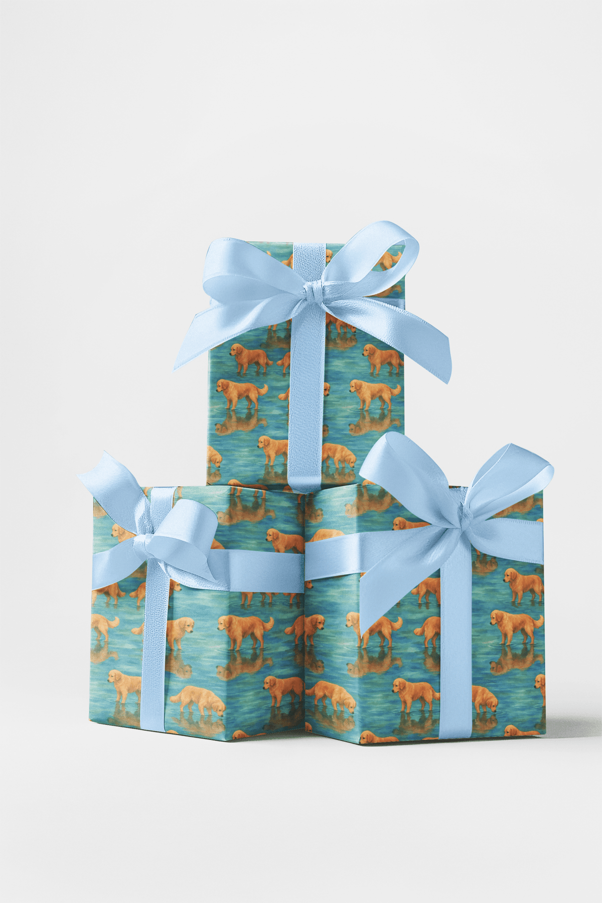 Retriever Reflections Wrapping Paper