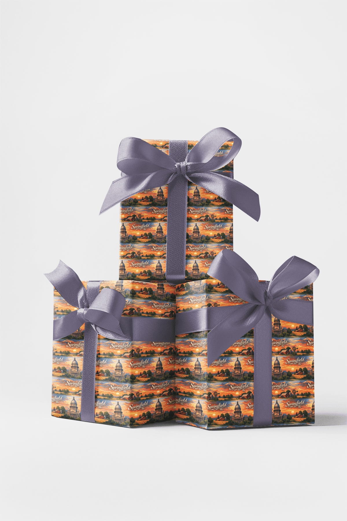 Springfield Il Lincoln Legacy Wrapping Paper