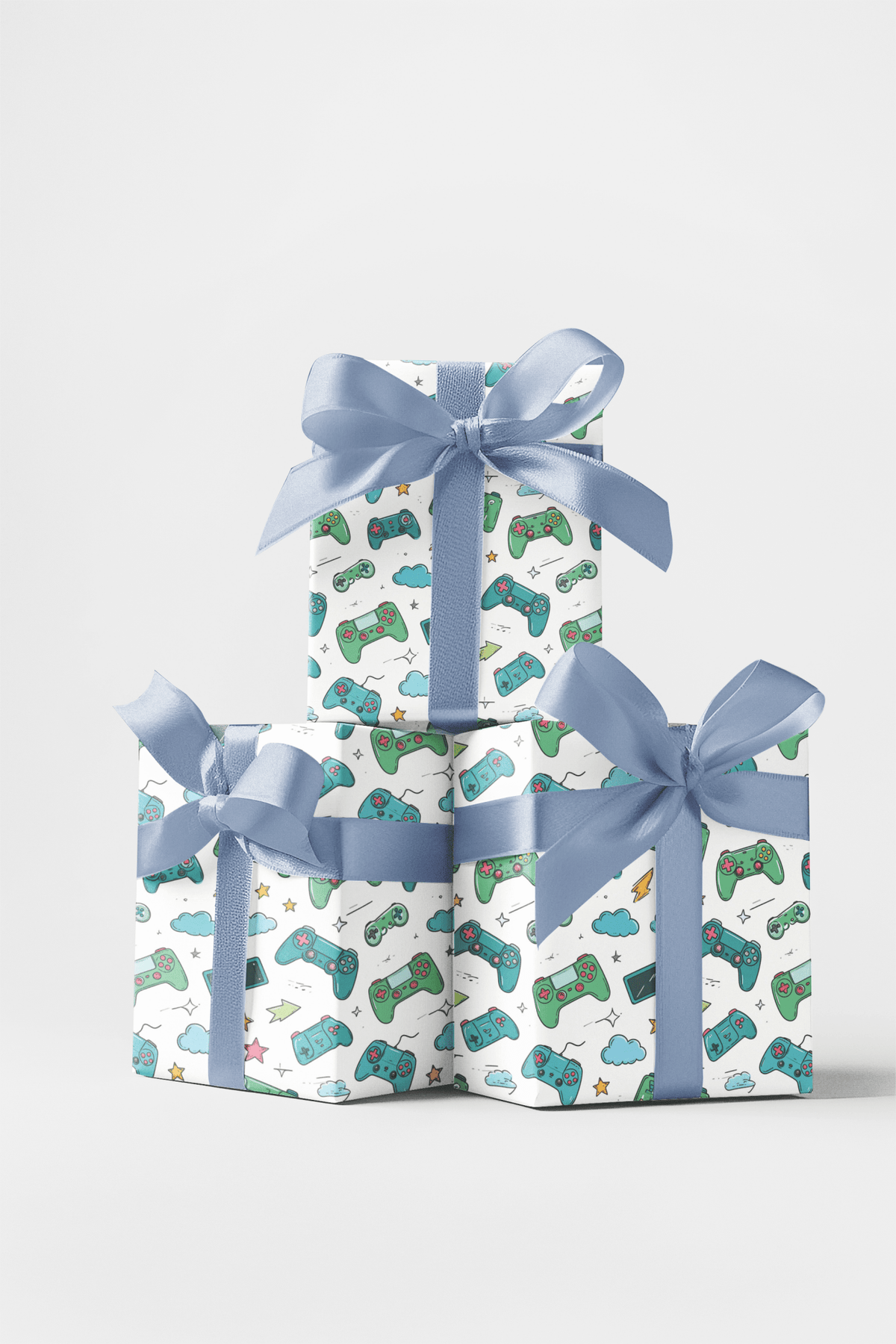 Game On Go Icons Wrapping Paper
