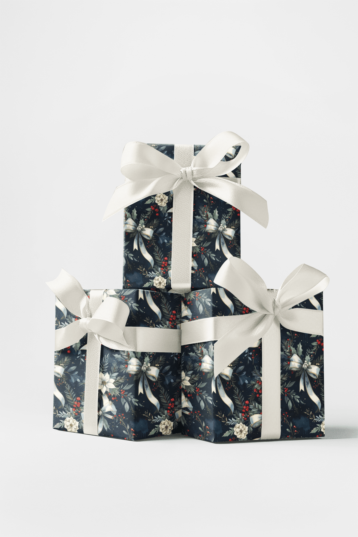 Winter Kiss Botanicals Wrapping Paper