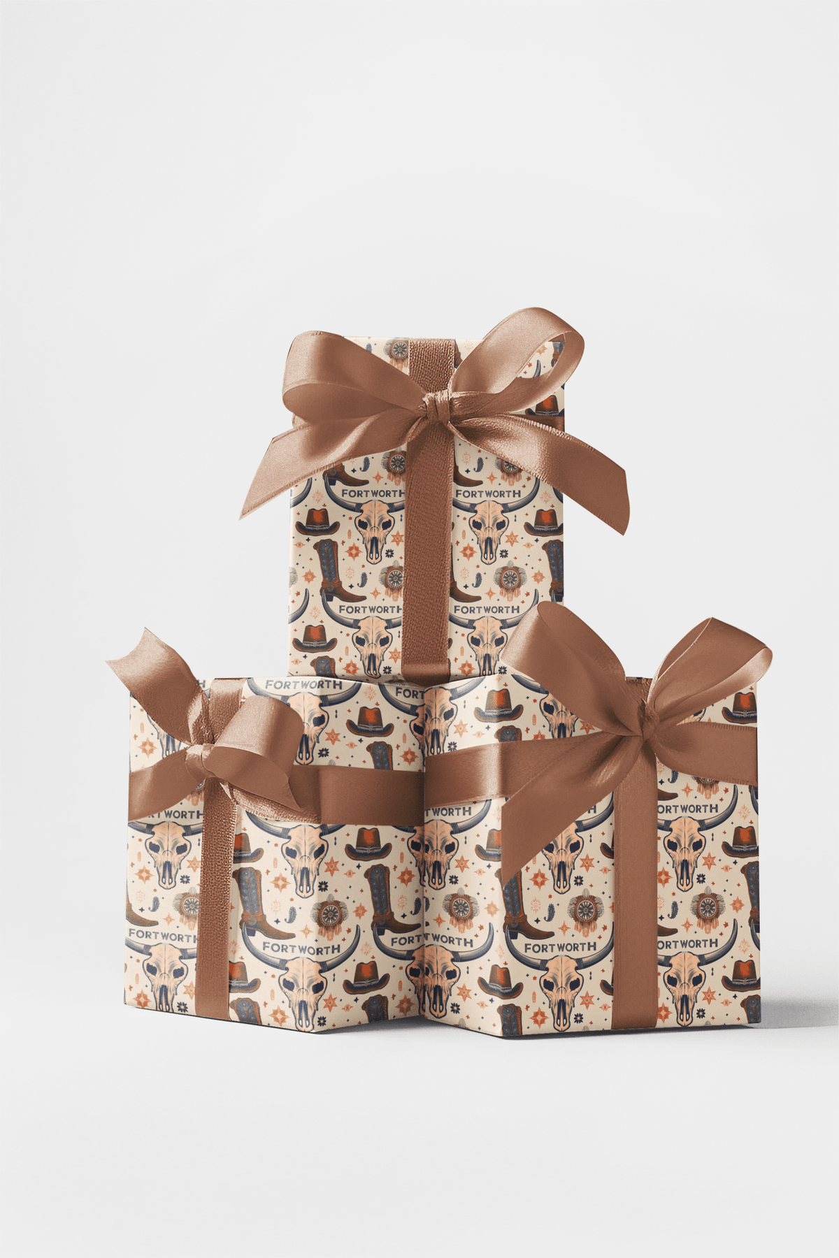 Fort Worth – Modern Western Heritage Wrapping Paper