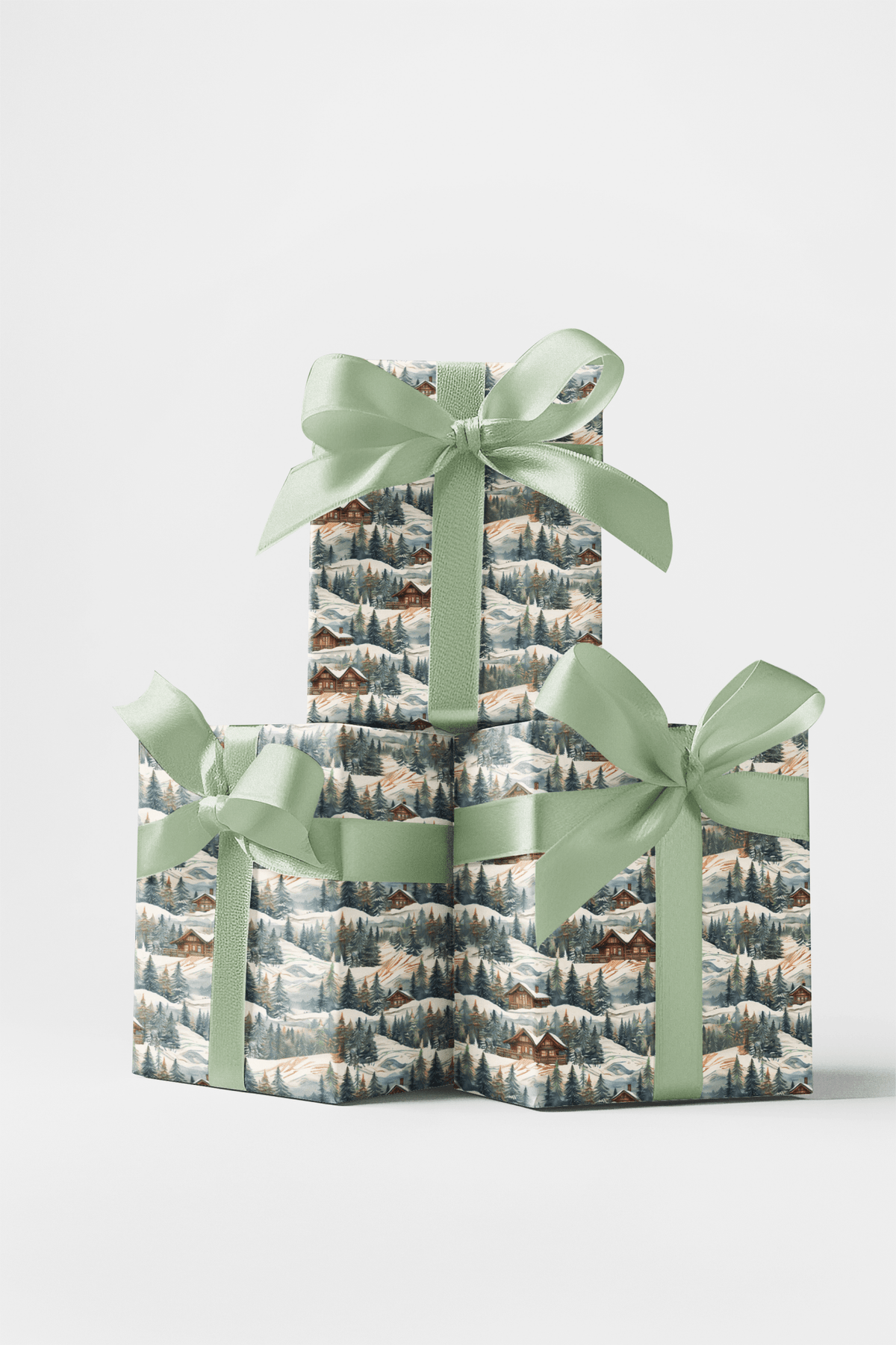 Alpine Lodge Wrapping Paper
