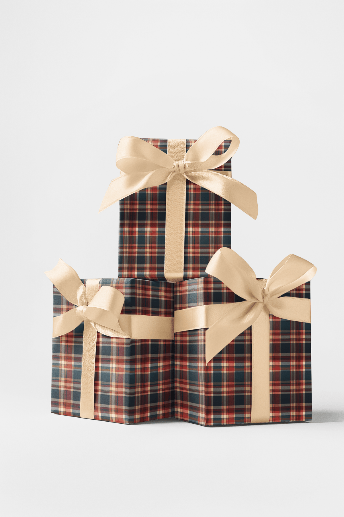 The Baroness's Plaid Wrapping Paper