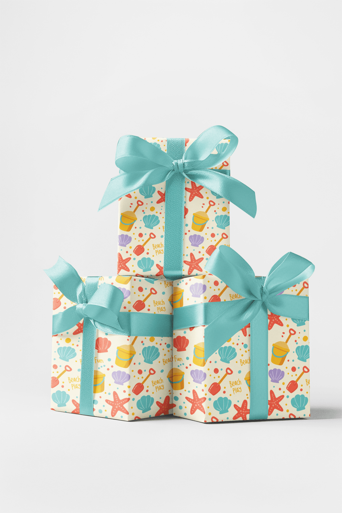 Beach Play Seaside Wrapping Paper