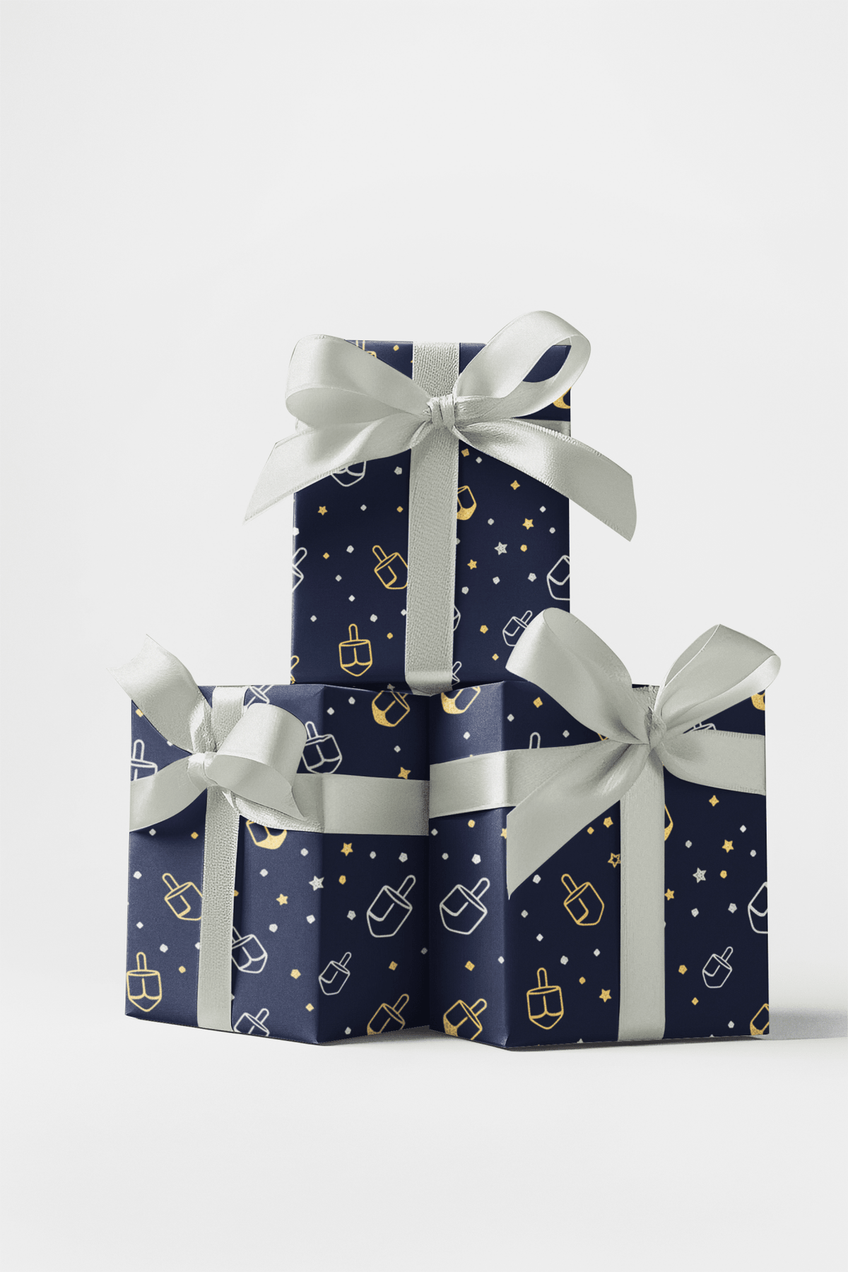 Dreidel Dots Wrapping Paper
