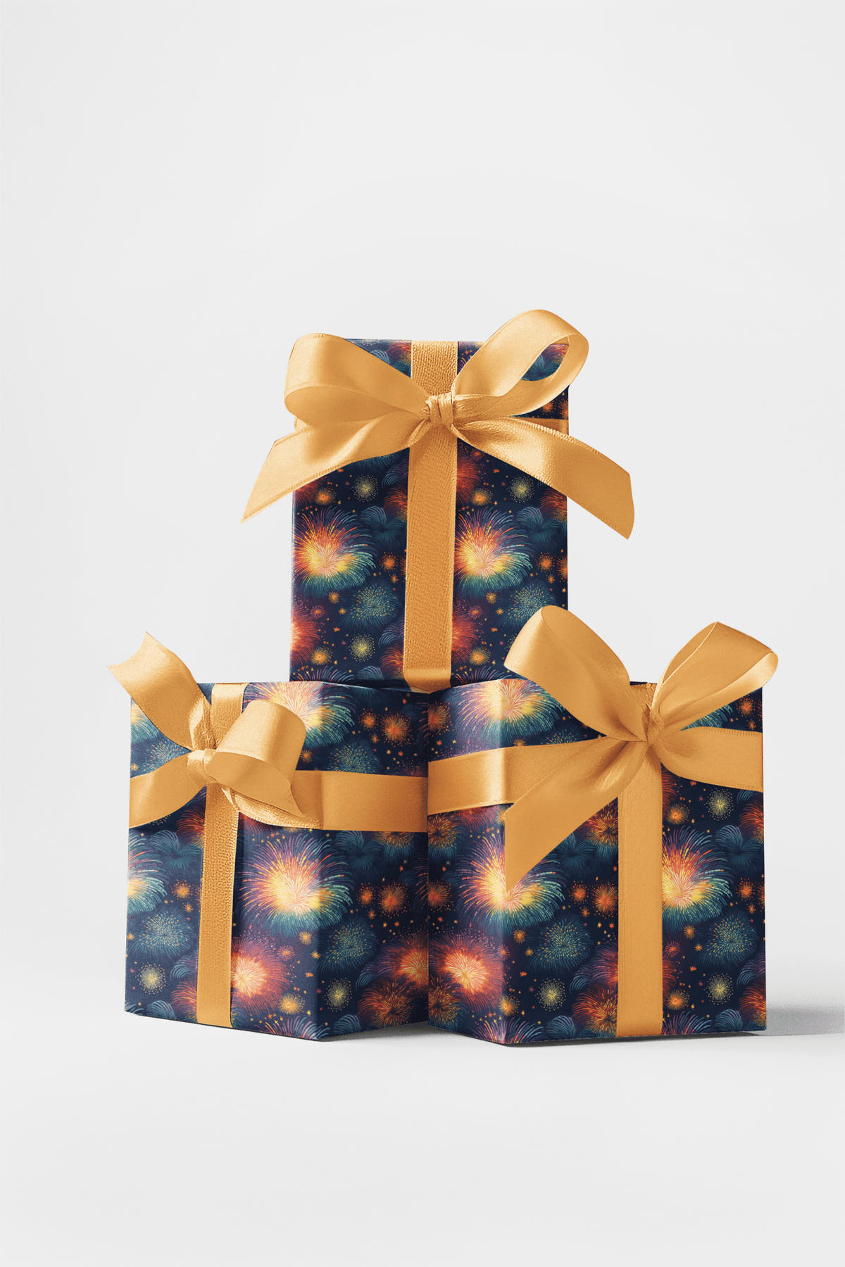 Vivid Starburst Sky Wrapping Paper