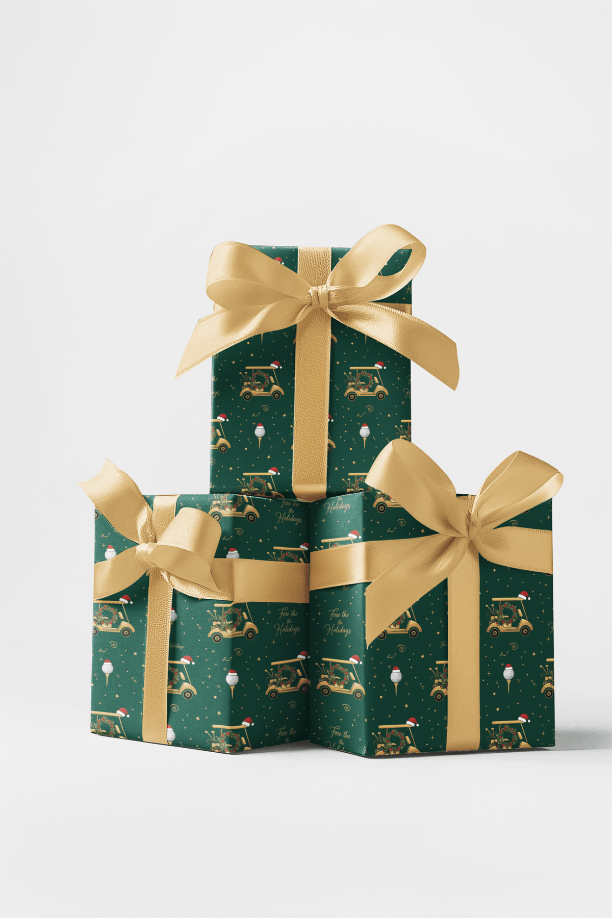 Fairway Festivities Wrapping Paper