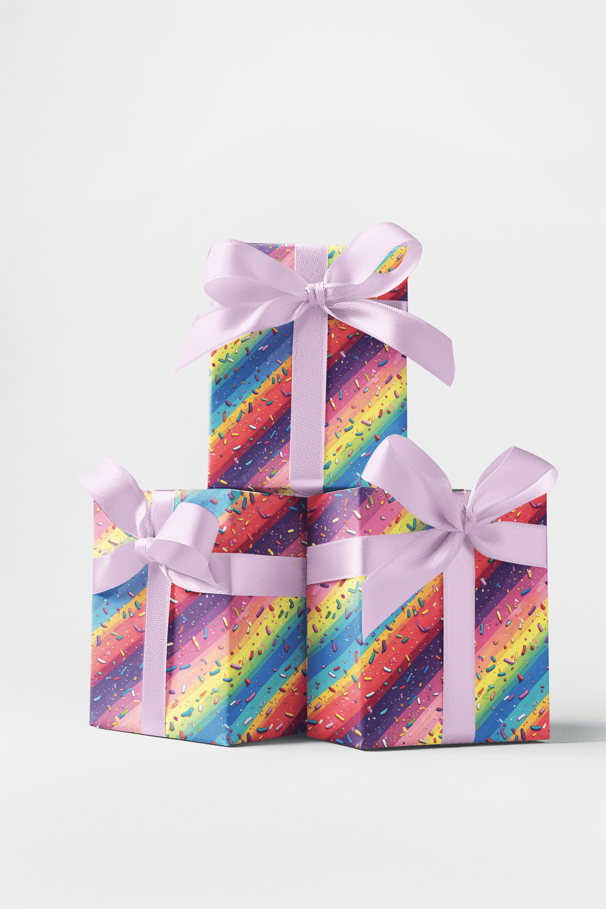 Party Sprinkle Rain Wrapping Paper