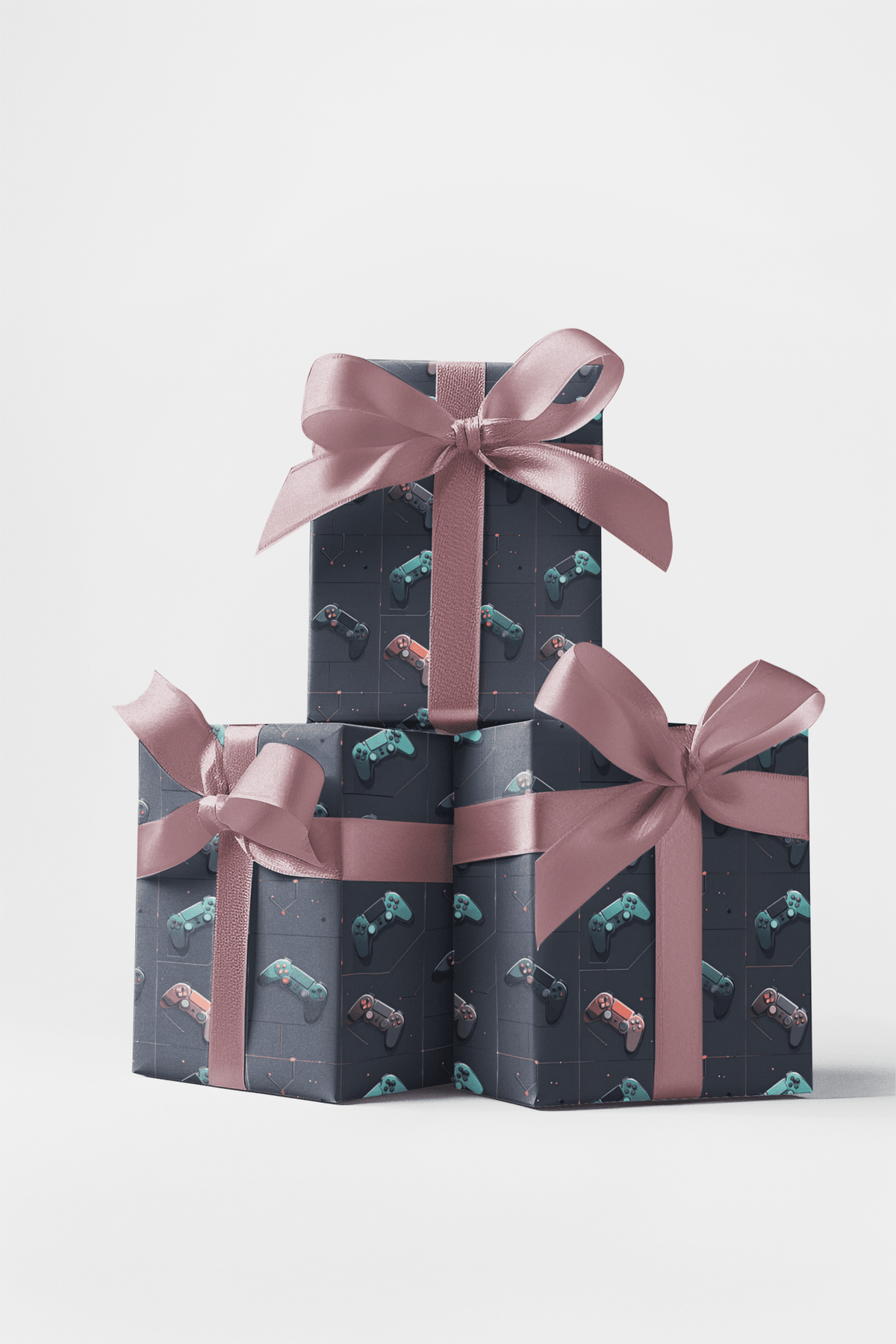 Controller Core Grid Wrapping Paper