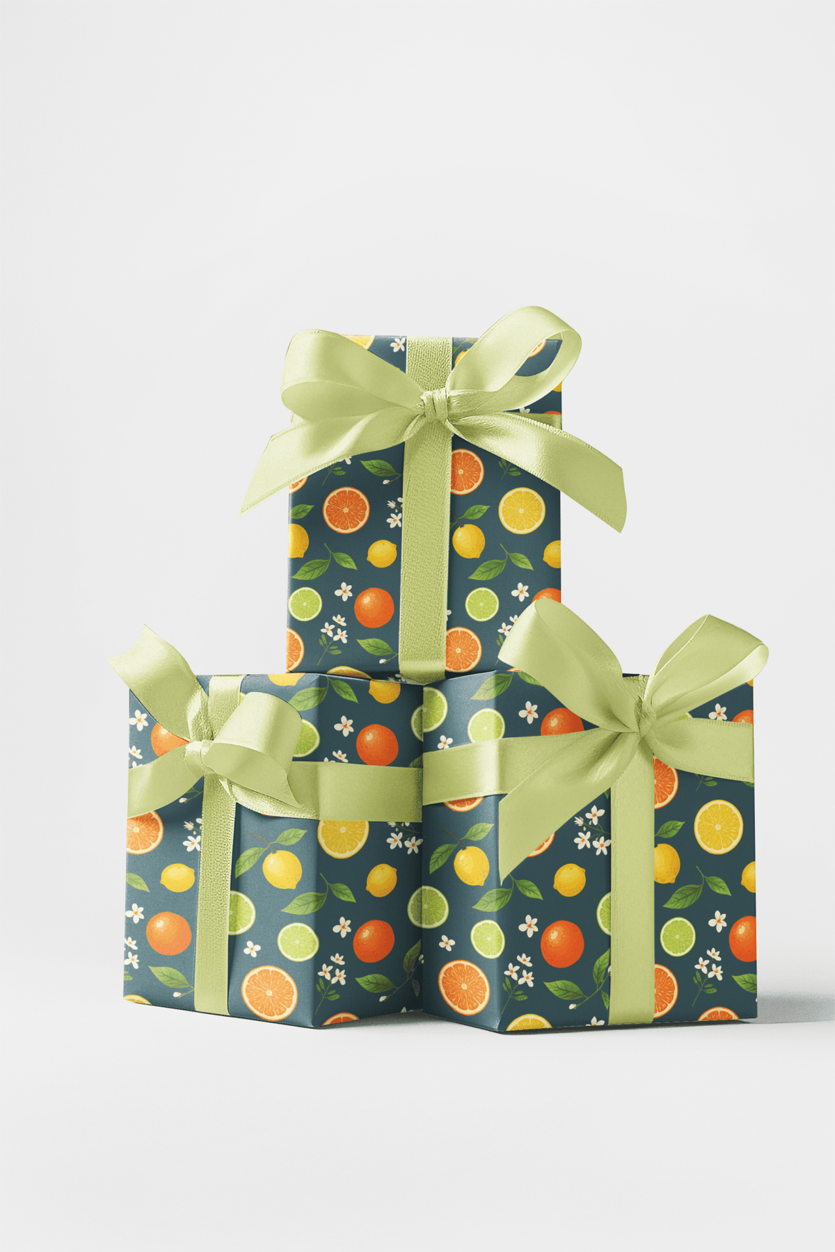 Citrus Zest Wrapping Paper
