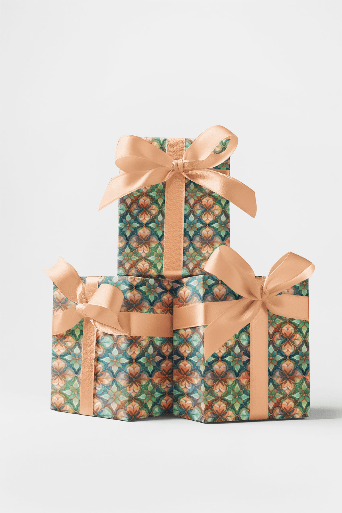 Nouveau Quatrefoil Wrapping Paper