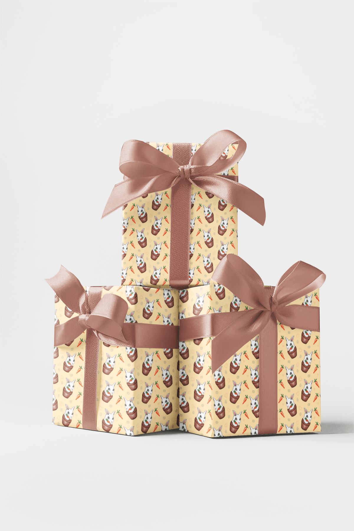 Sweet Garden Bunny Wrapping Paper | Michelle Gilsey | Artist Corner