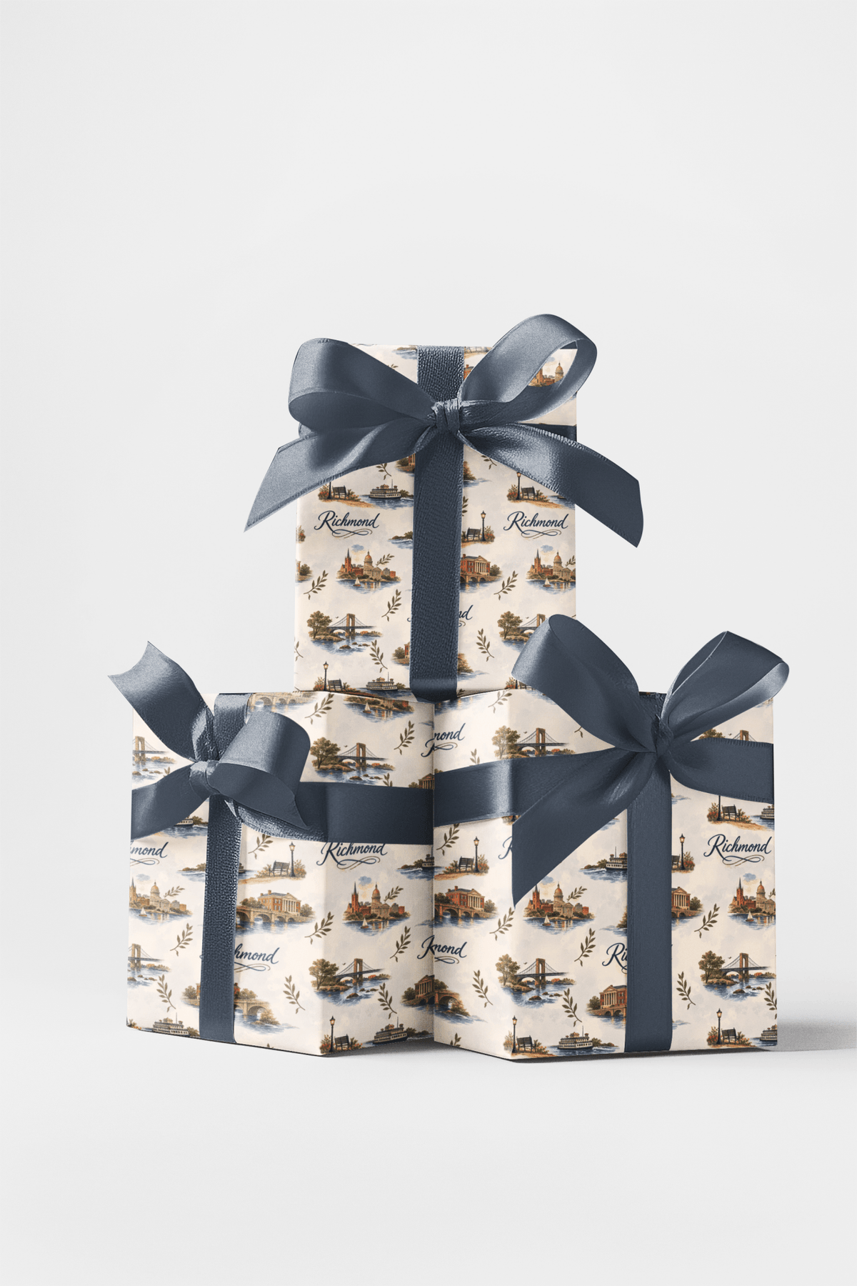 Richmond Monument Avenue Glow Wrapping Paper