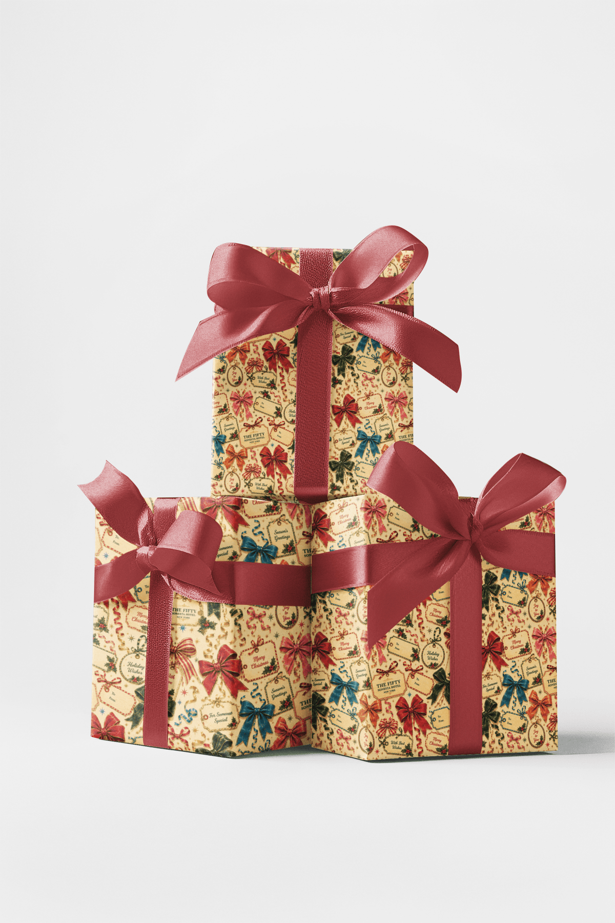 The Fifty Seasons Greetings Wrapping Paper
