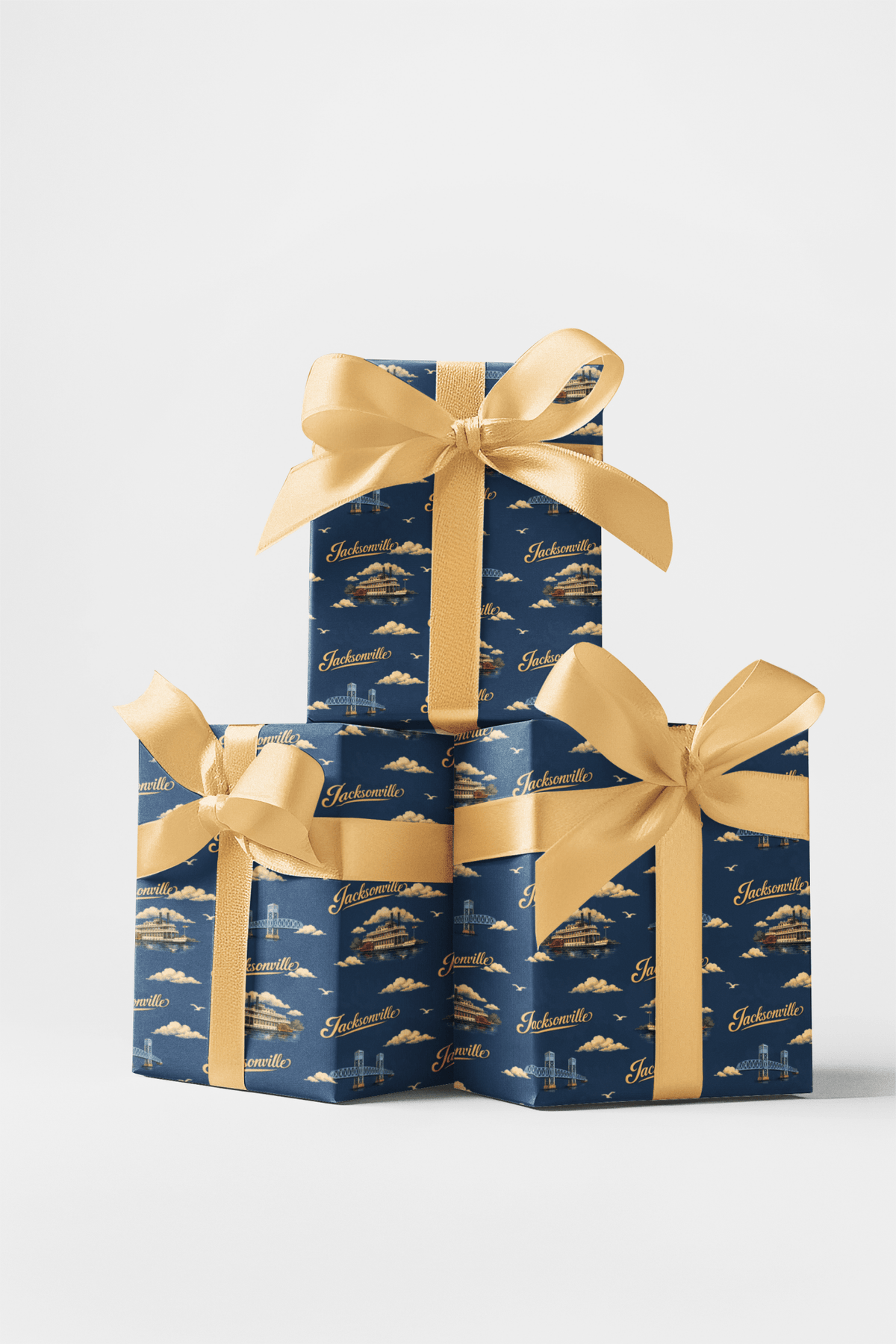 Jacksonville Riverside Memories Wrapping Paper