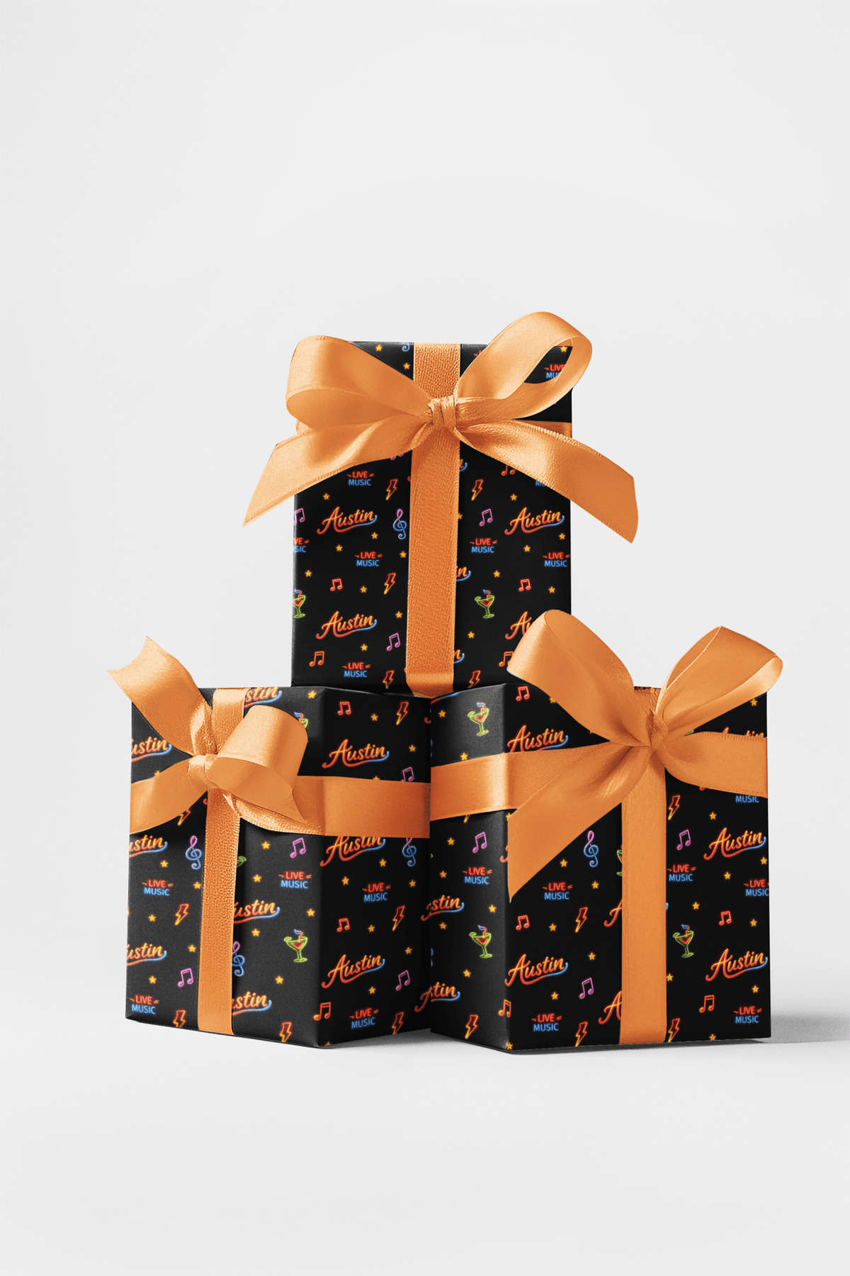 Austin Live Music Legends Wrapping Paper