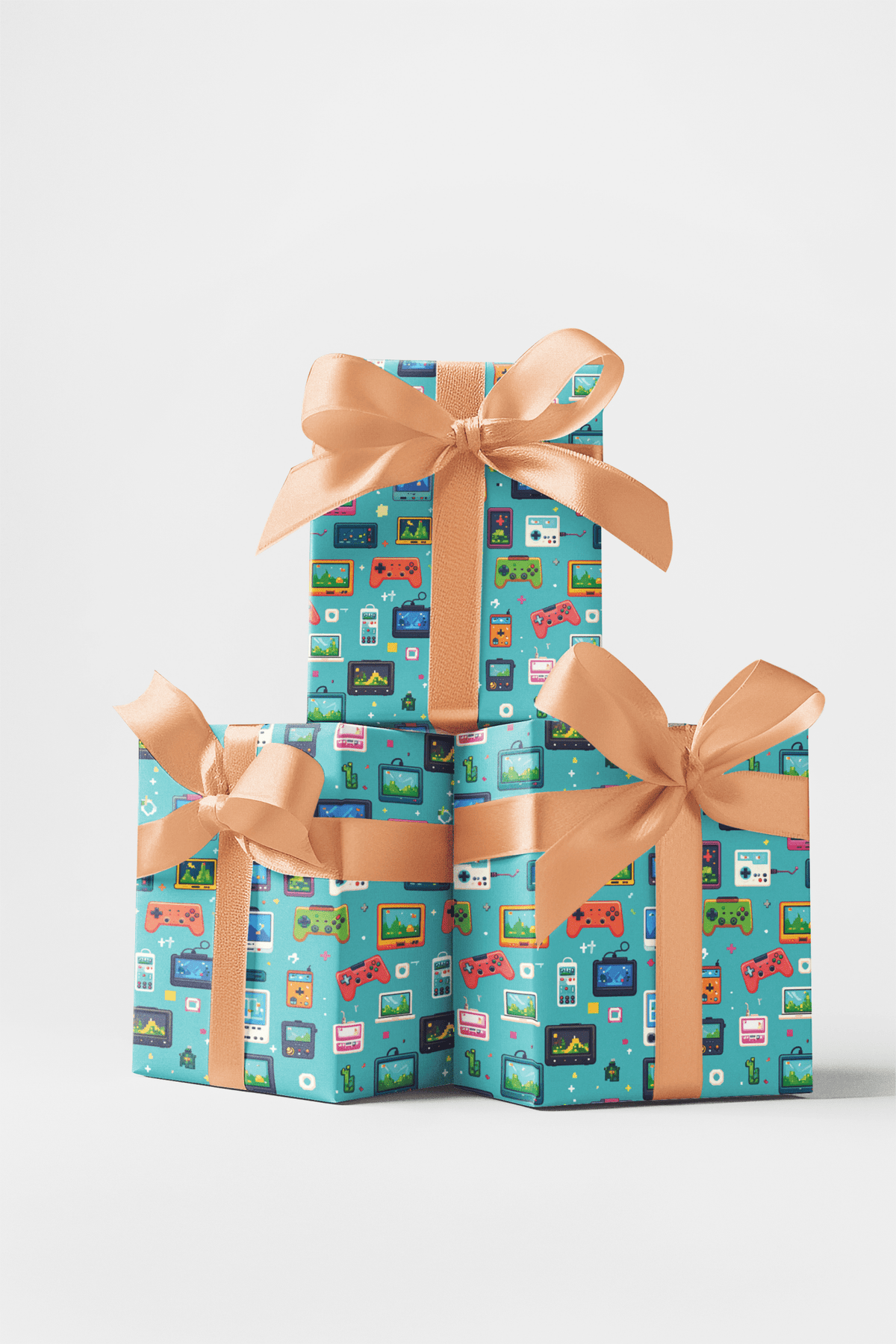Pixel Pocket World Wrapping Paper