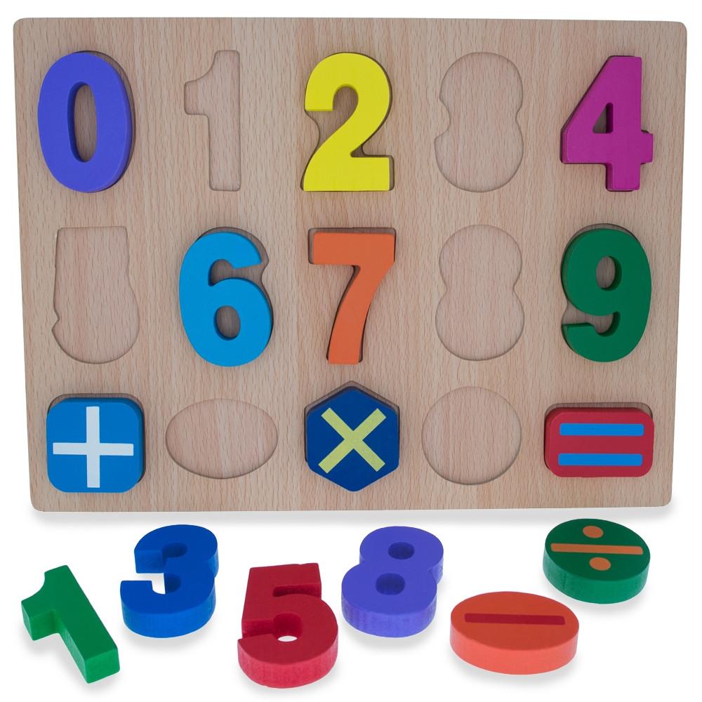 Numbers & Counting Learning Wooden Blocks Puzzle