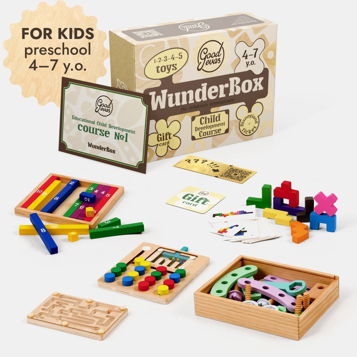 Wunderbox 4-7 Years Old – Developmental Box For Kids