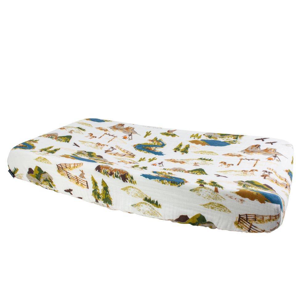 Wyoming Classic Muslin Changing Pad Cover