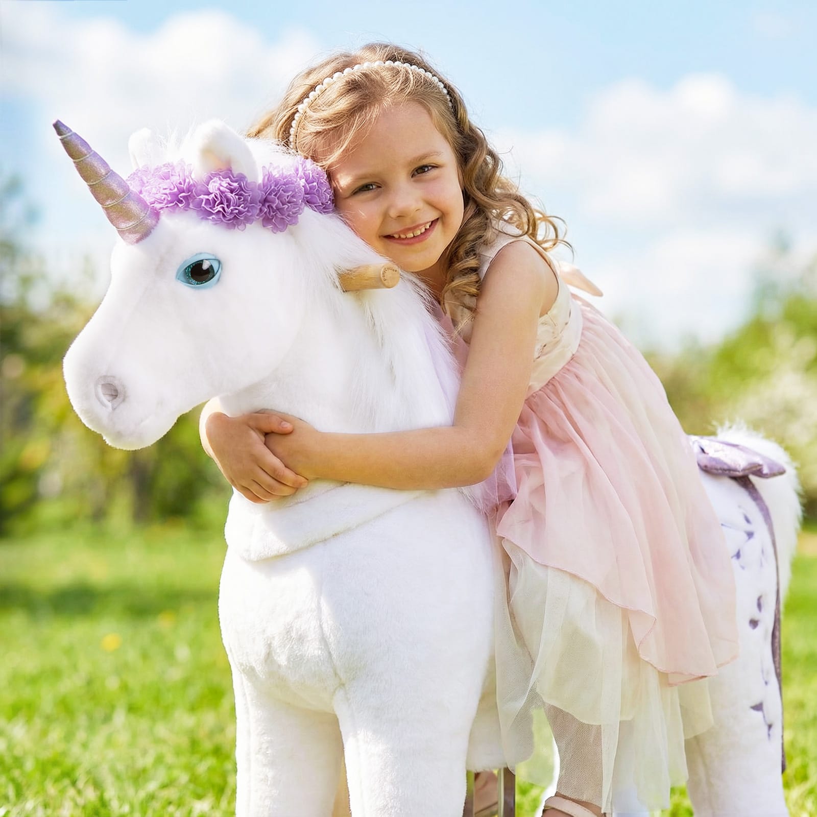Model X® Unicorn Ride-on Toy Age 4–7 – Purple