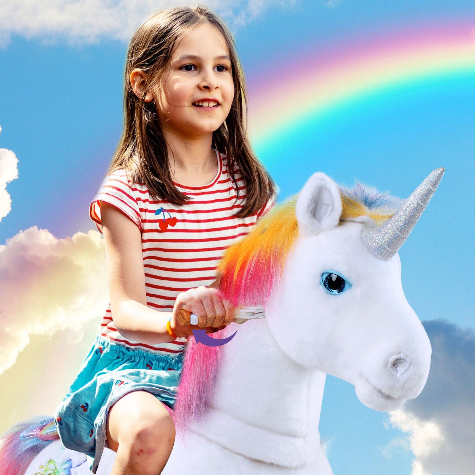 Rainbow Unicorn For Age 4-8  Model X