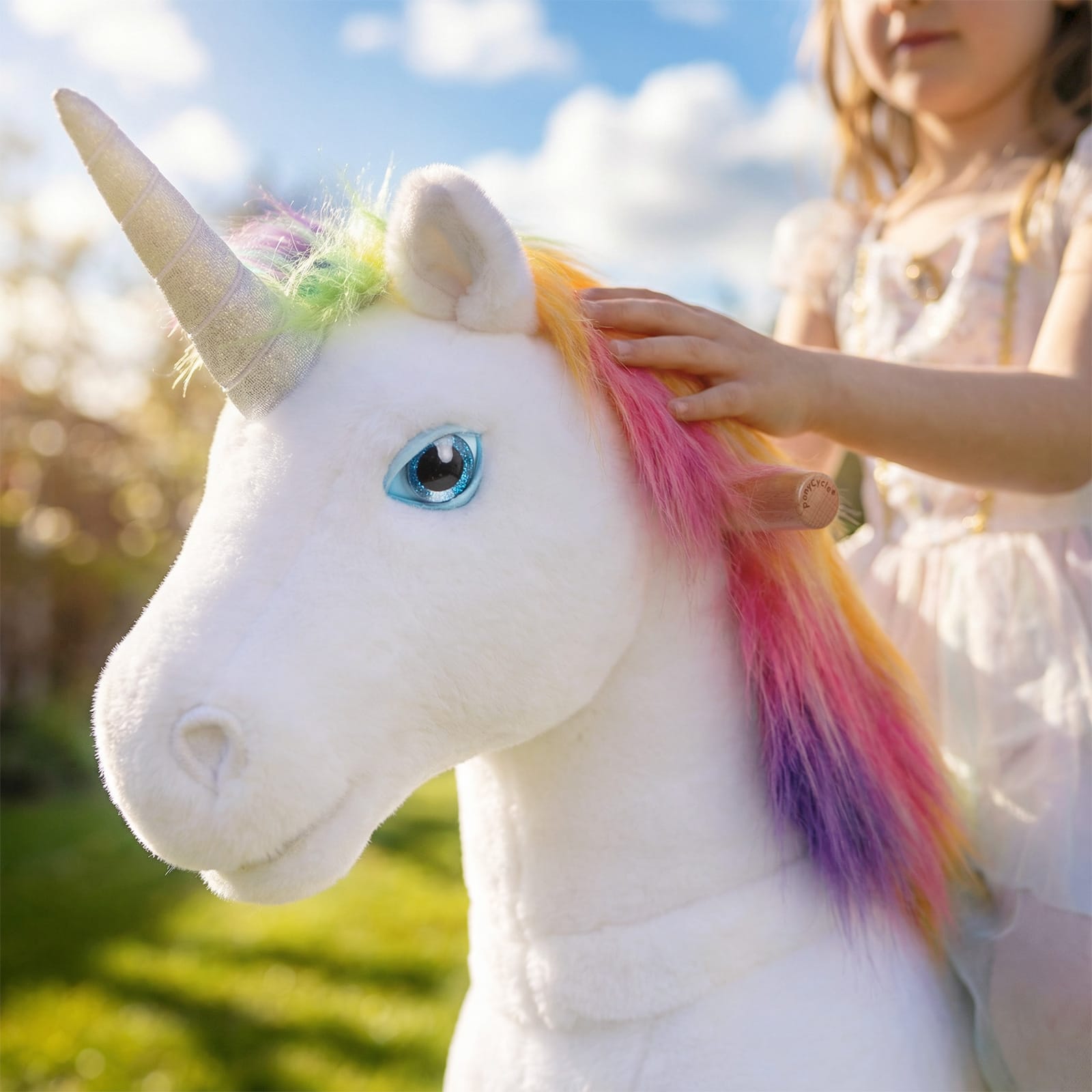 Model X® Unicorn Ride-on Toy Age 4–7 – Rainbow