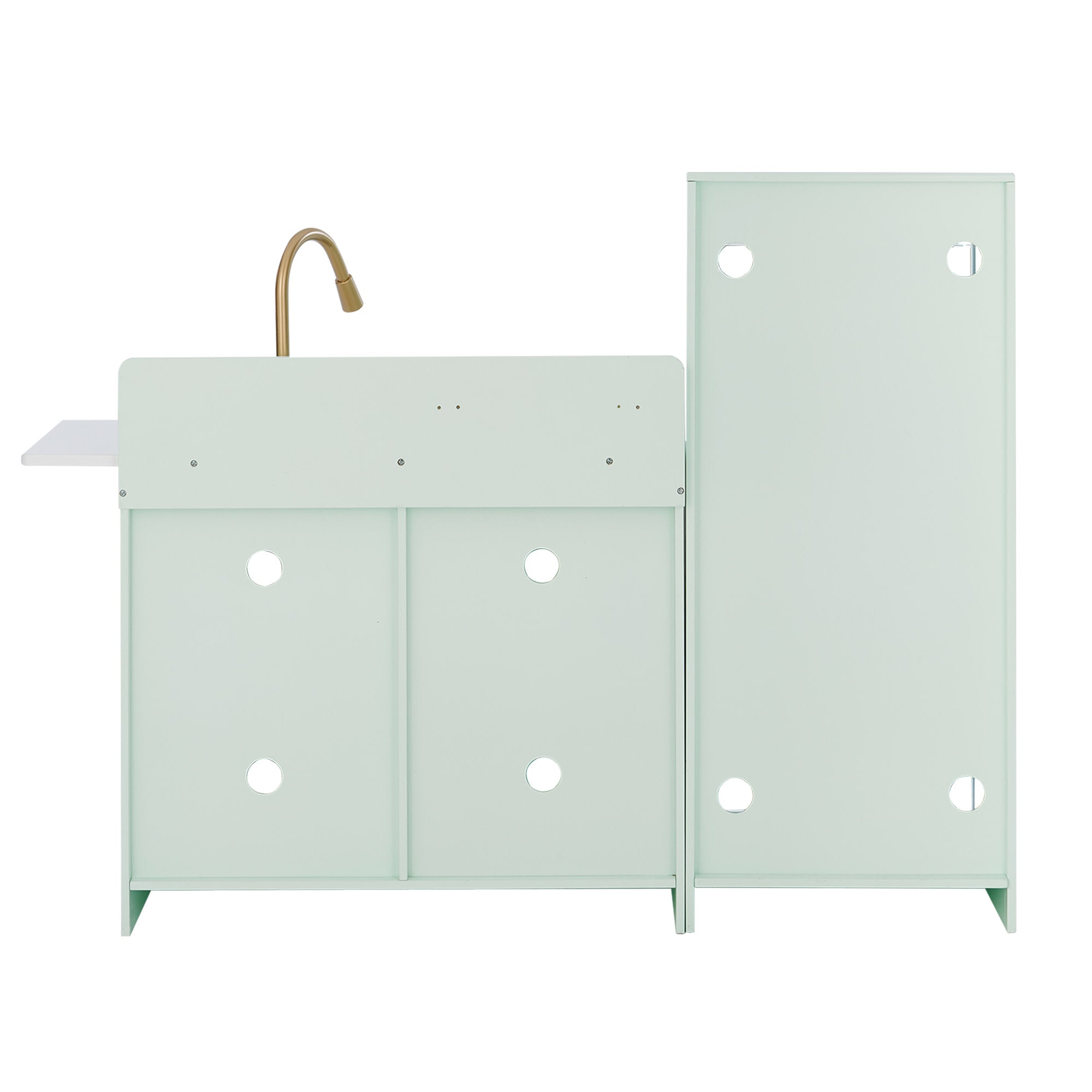 Little Chef Charlotte Modern Play Kitchen, Mint/gold