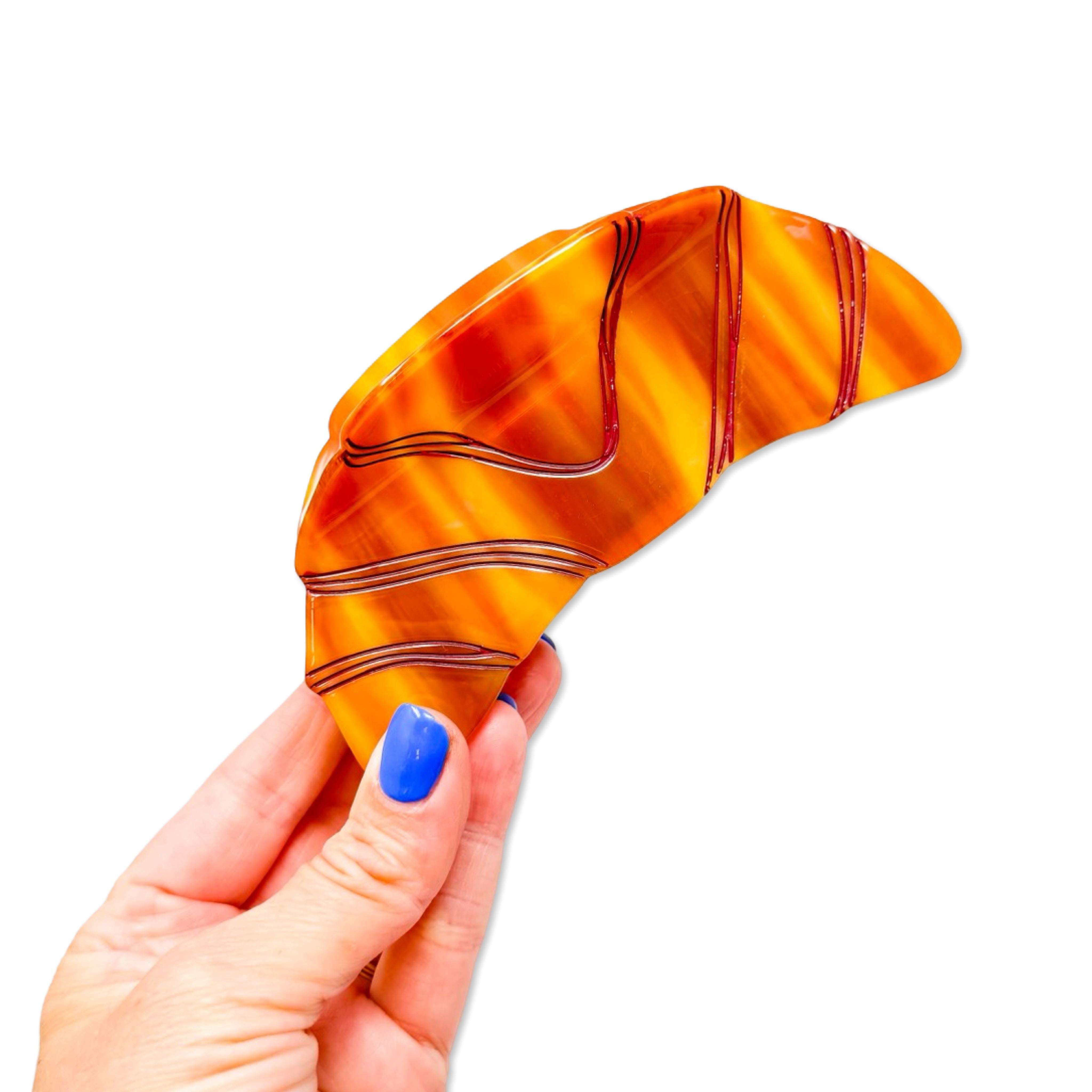 Xl Croissant Hair Claw Clip