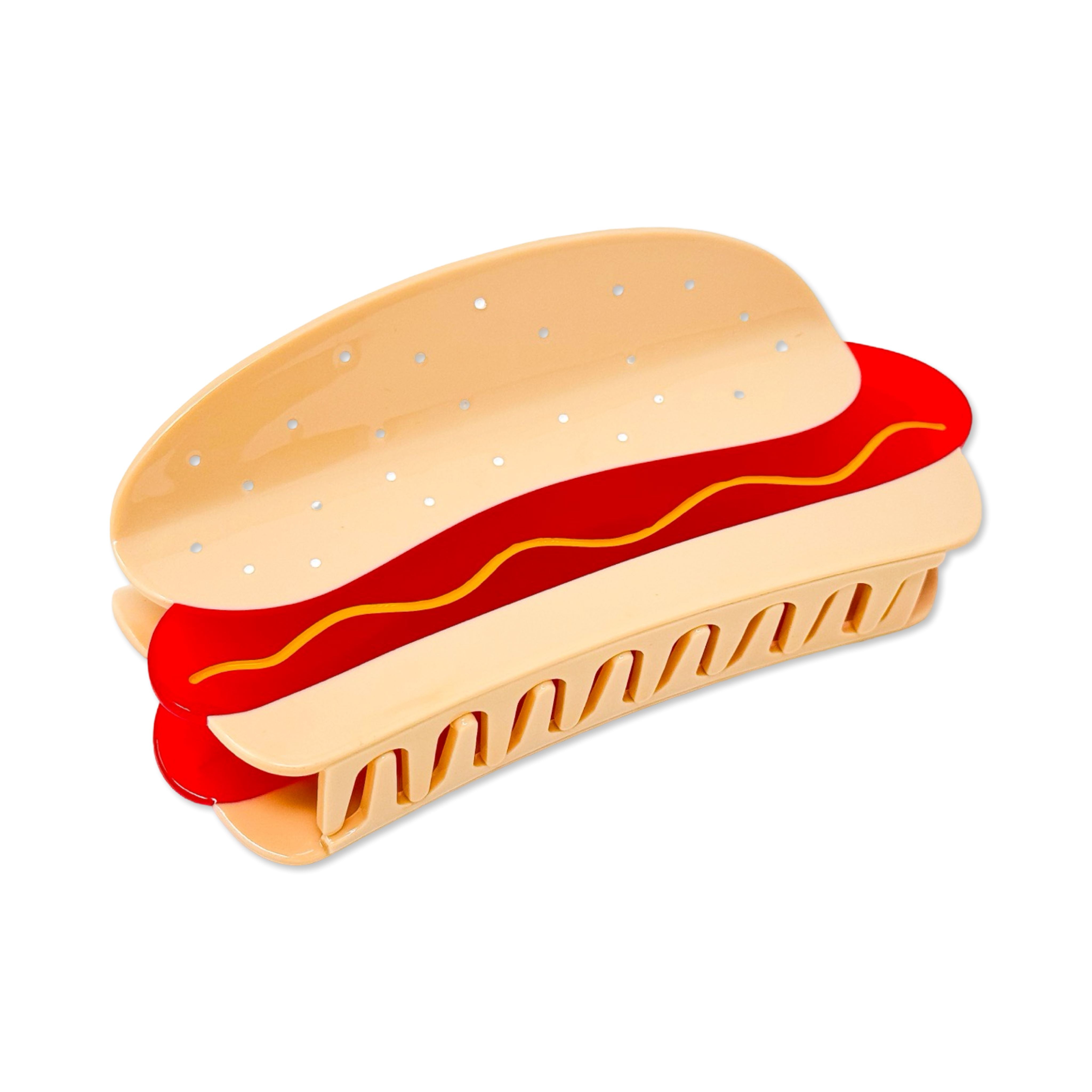 Xl Hot Dog Hair Claw Clip