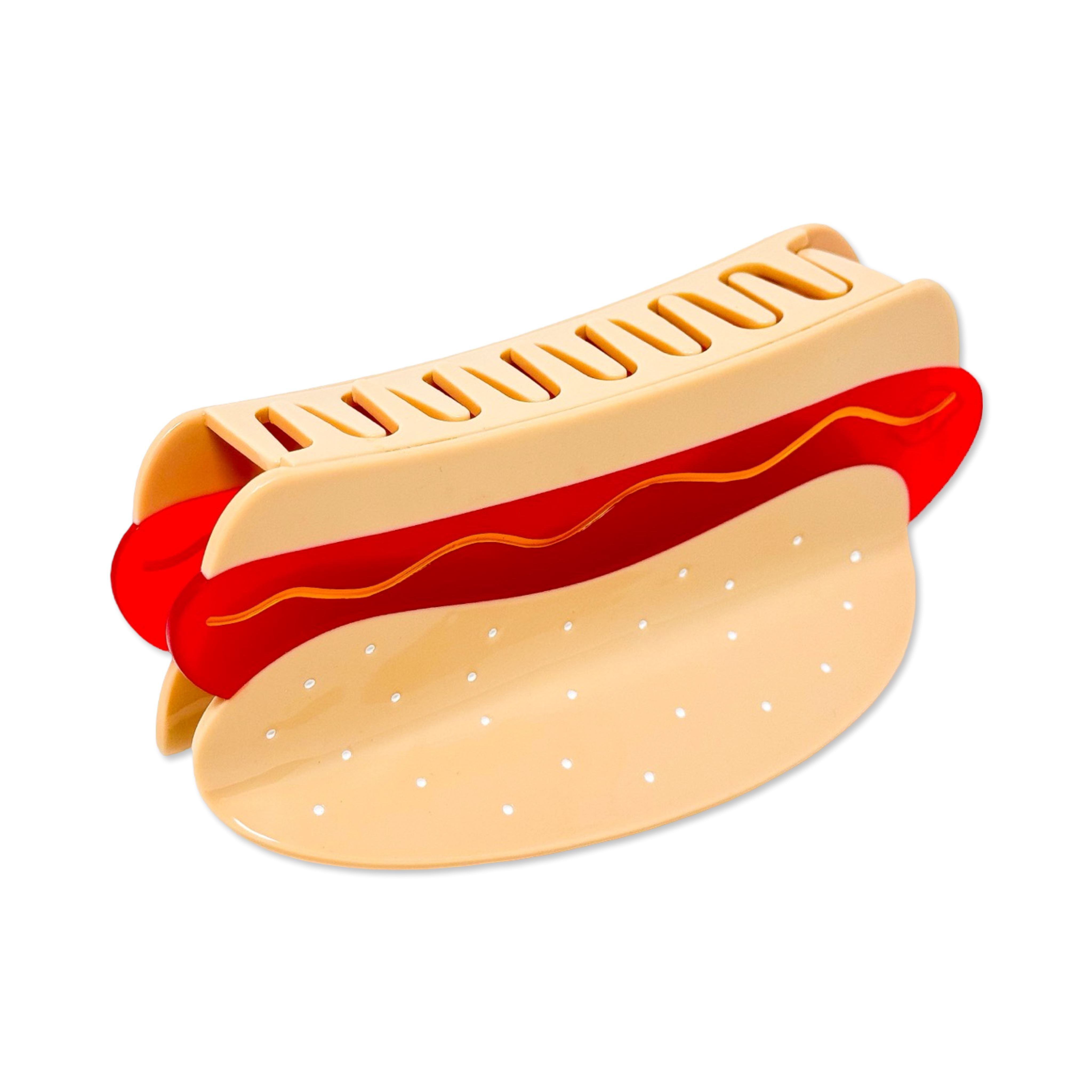 Xl Hot Dog Hair Claw Clip