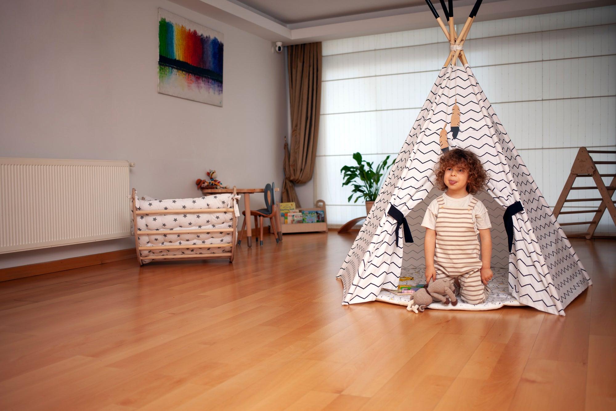 Xl Teepee Tent And Play Mat Set