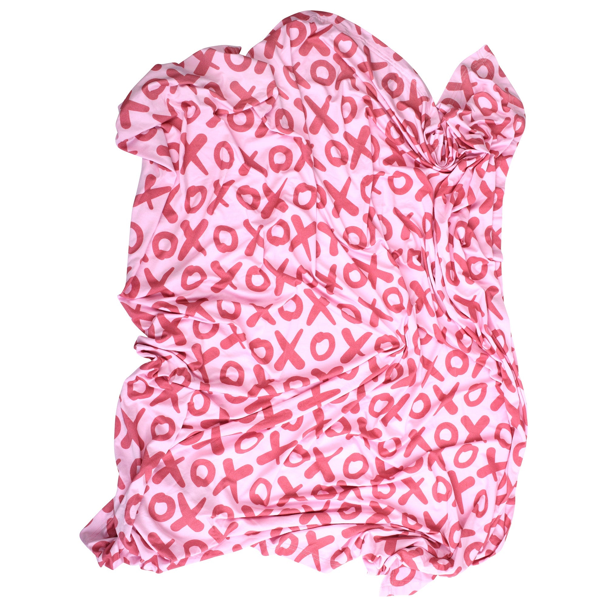 Valentine's Day Xoxo Bamboo Newborn Swaddle Blanket