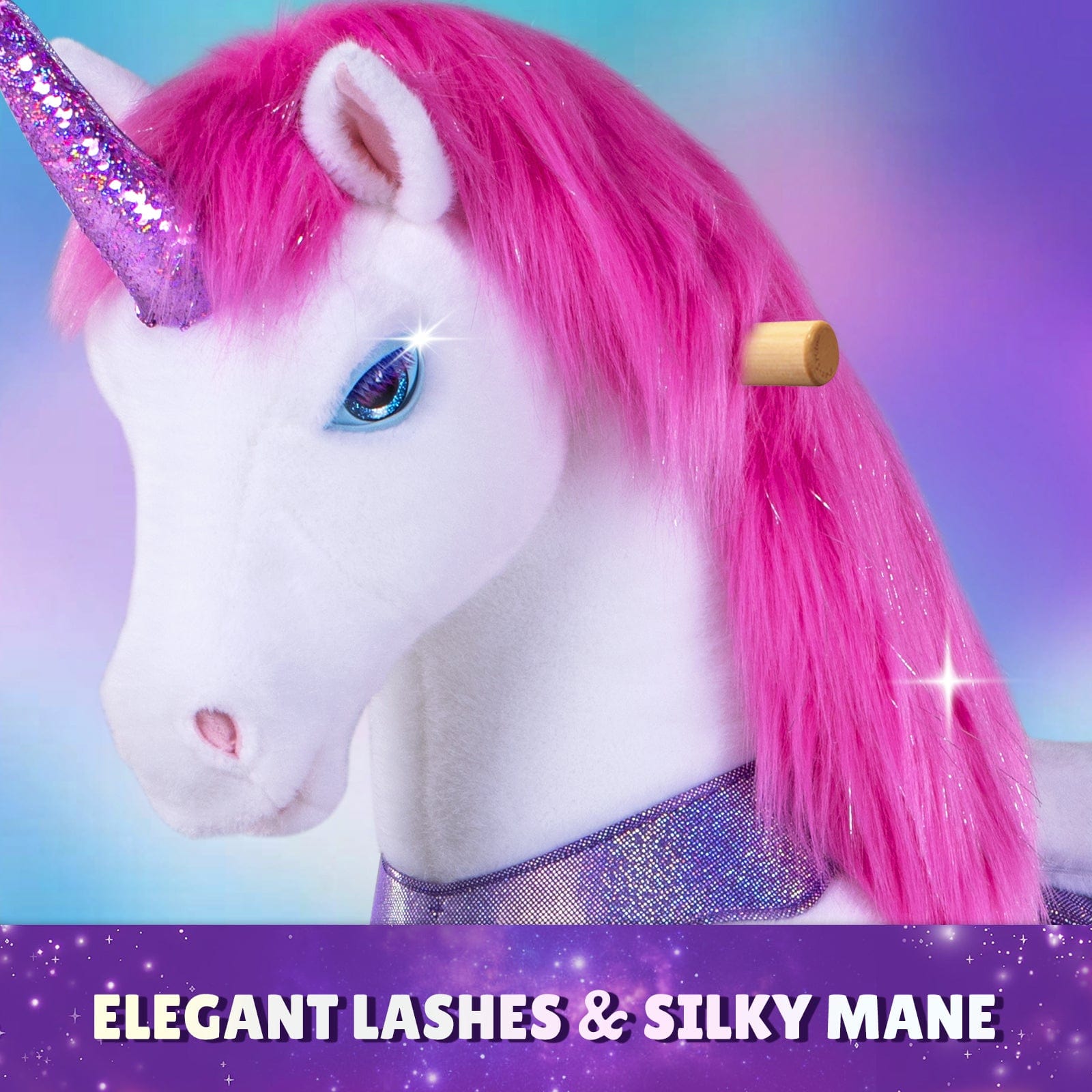 Model Y® Unicorn Ride-on Toy Age 3–4 – Pink/purple