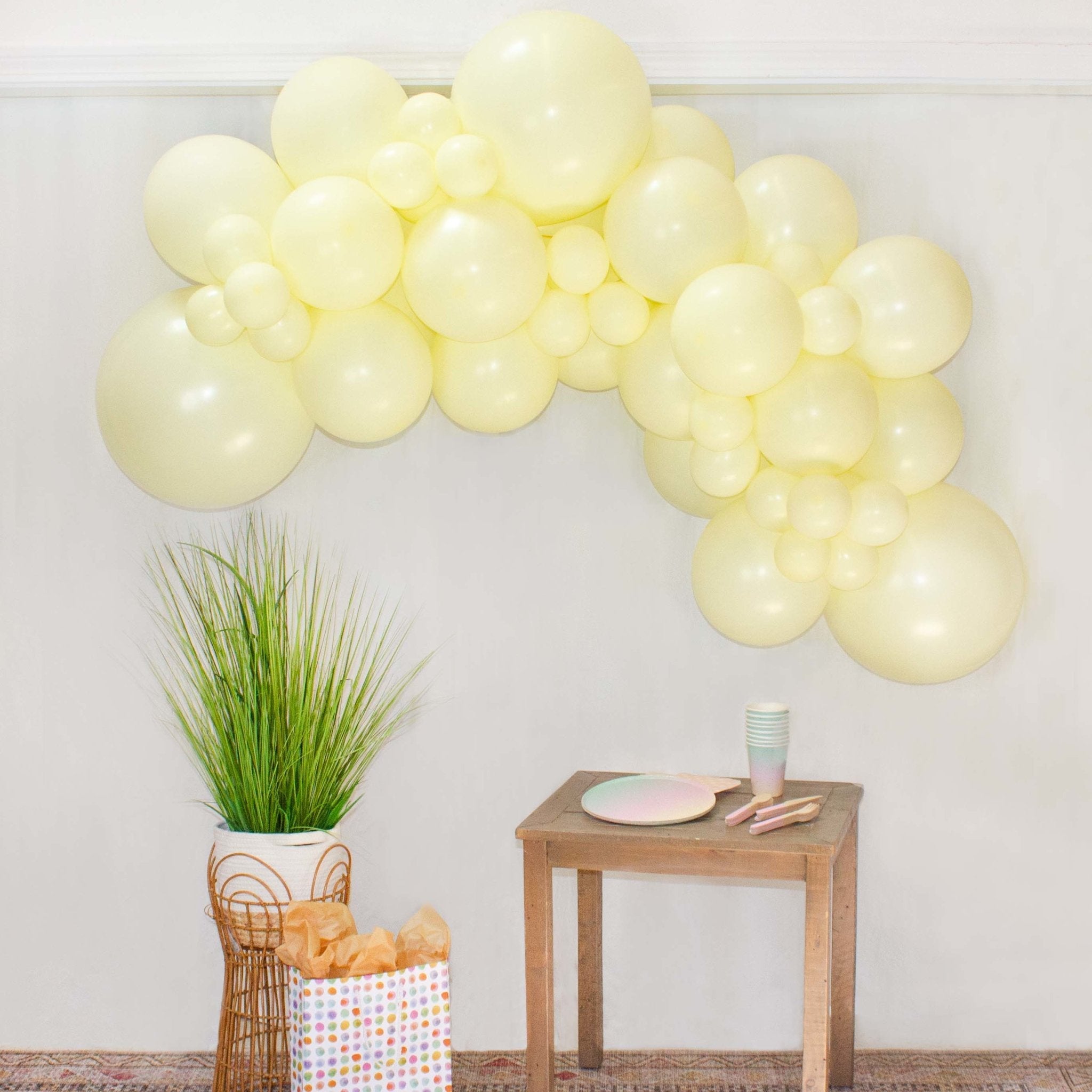 Yellow Balloon Garland