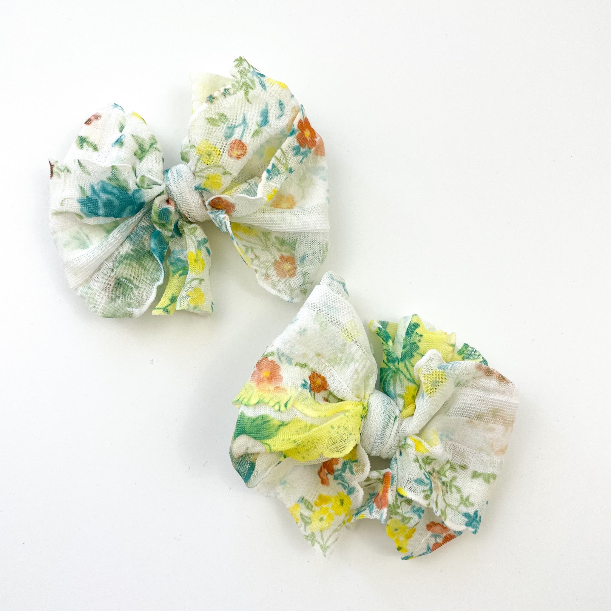 Yellow Blossom | Ruffled Hair Clip