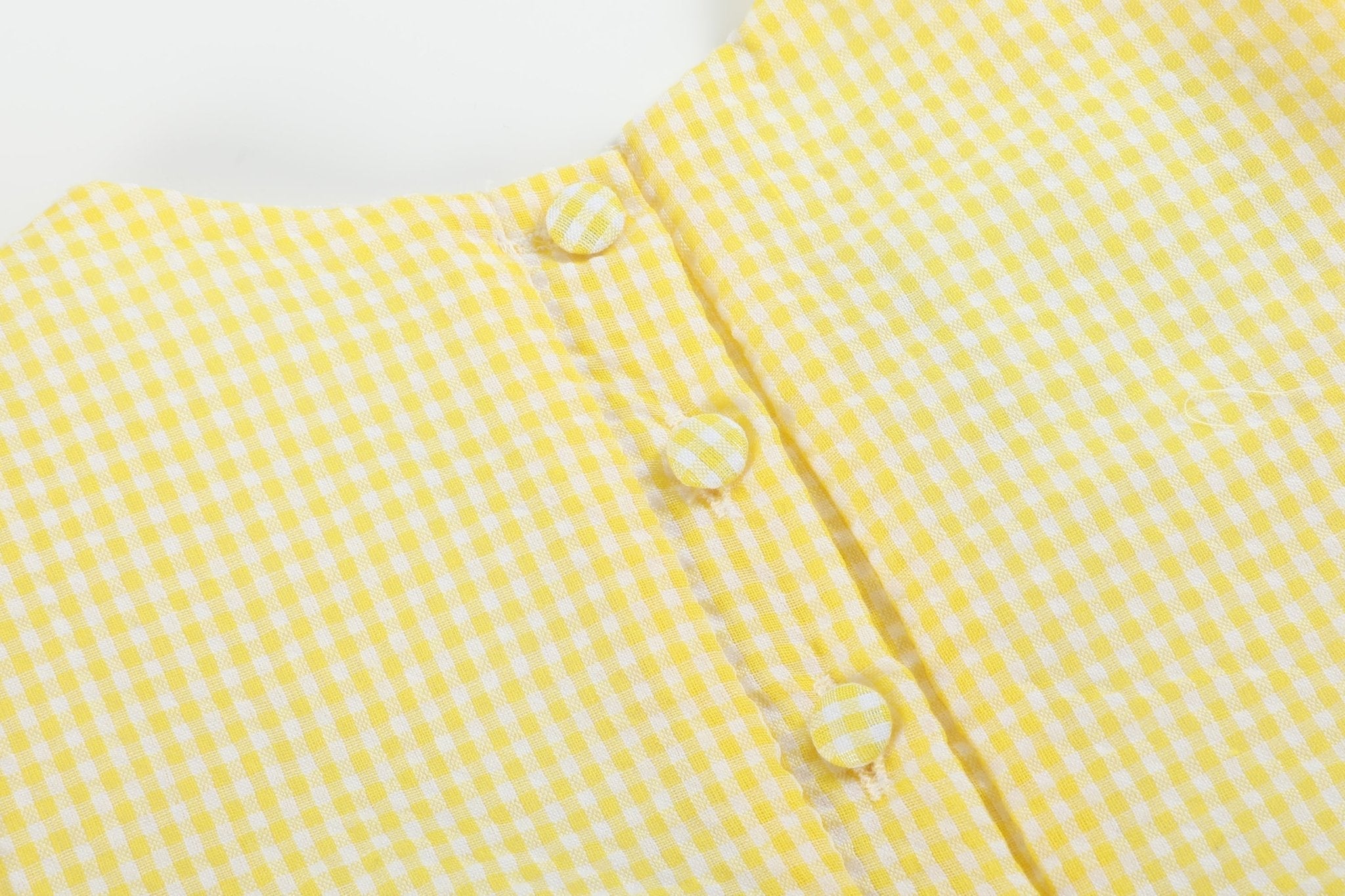 Yellow Lemon Dress And Panty Cover Set