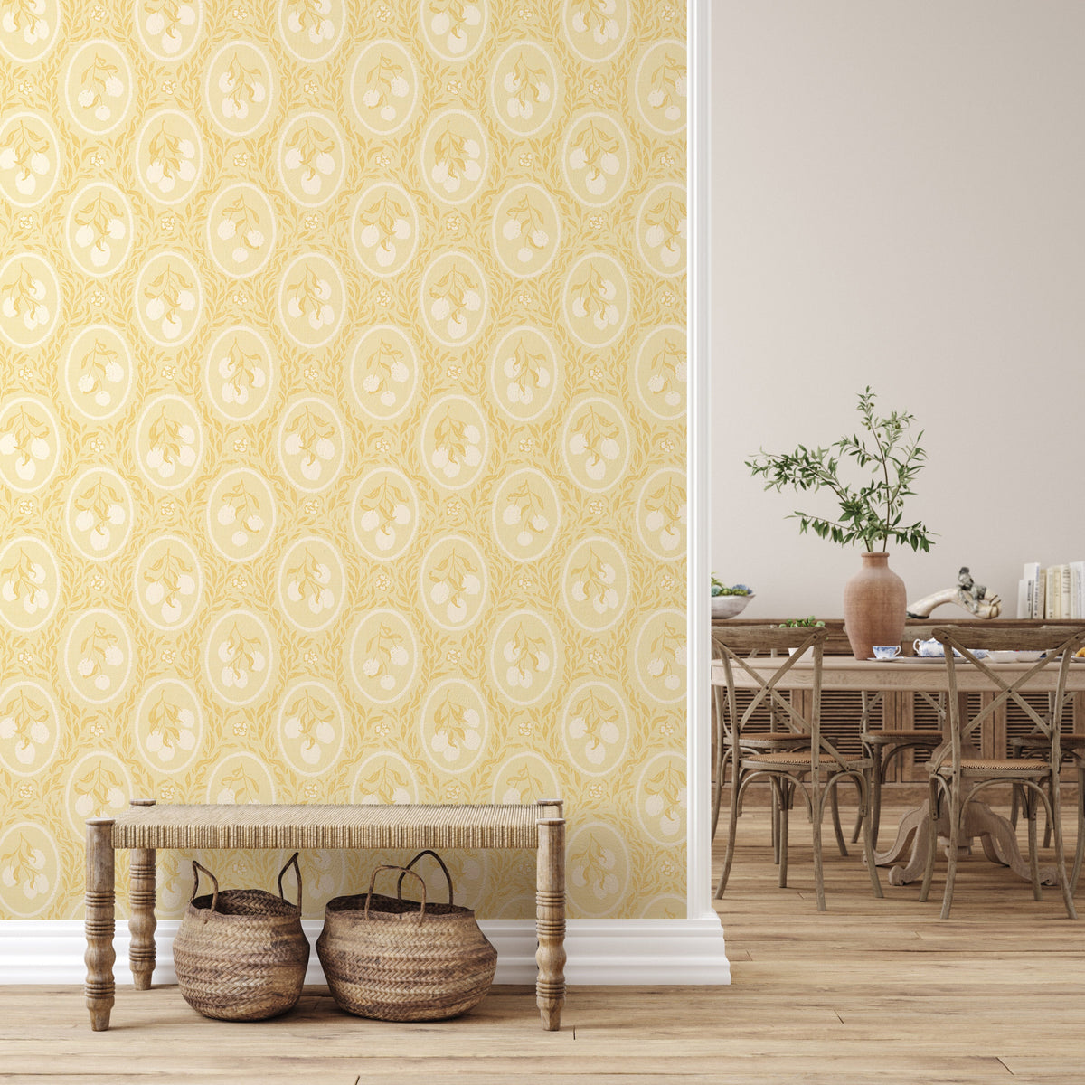 Citrine Wallpaper By Biba Nima Design