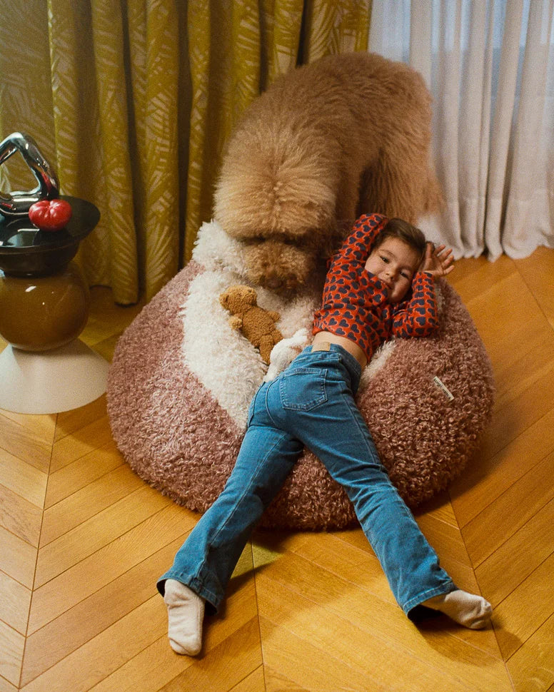 Blush Yeti Beanbag