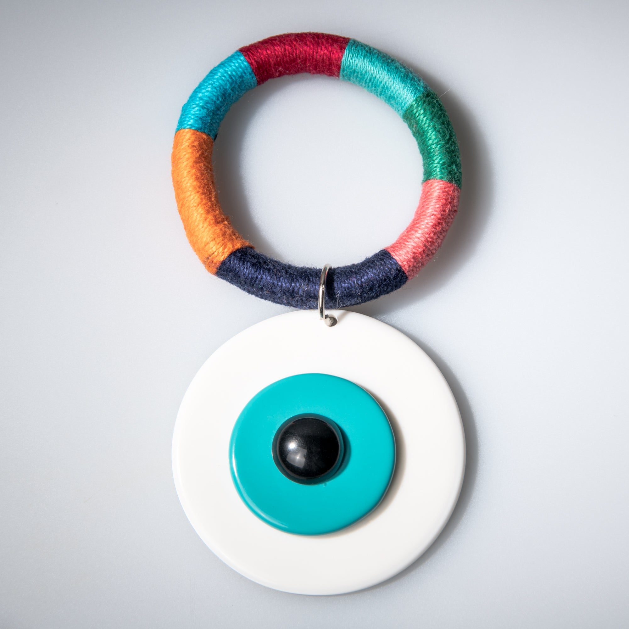 White Evil Eye Ornament