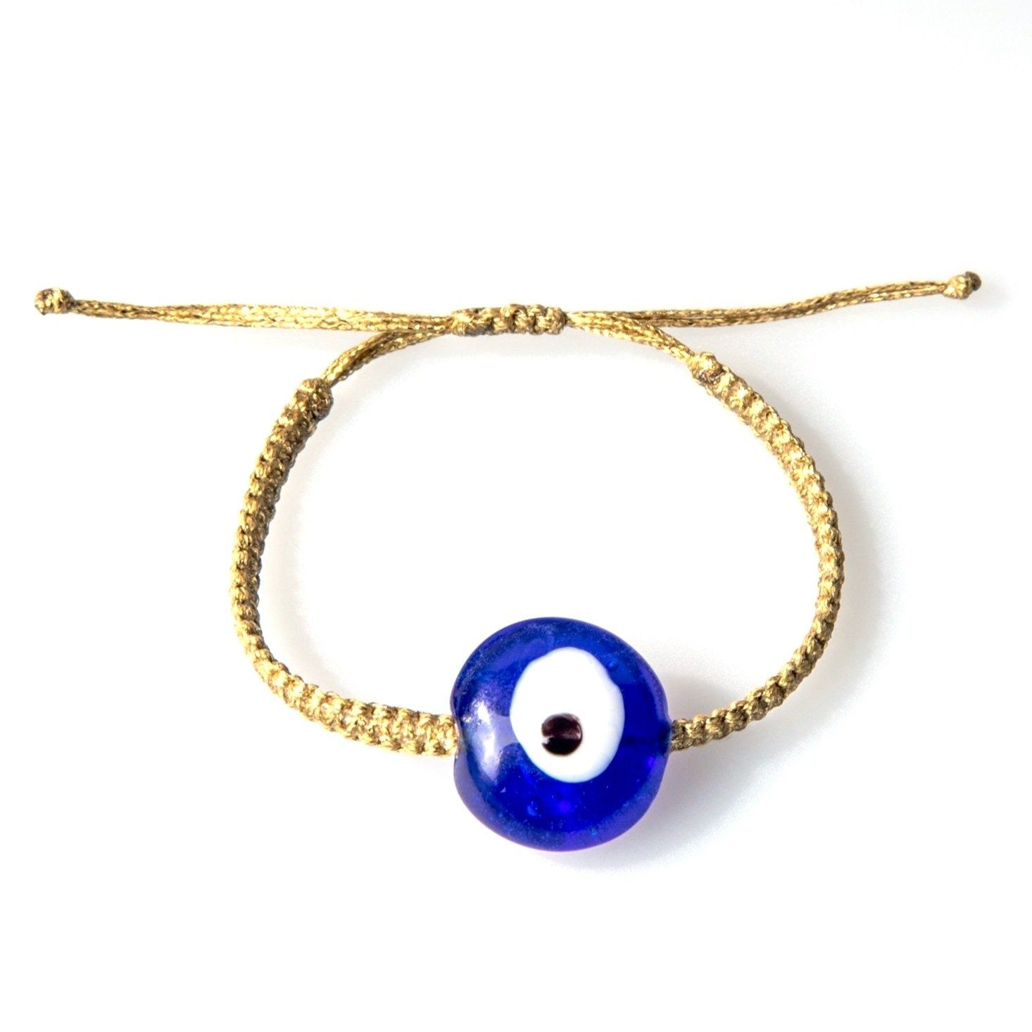 Blue Ceramic Evil Eye Bracelet