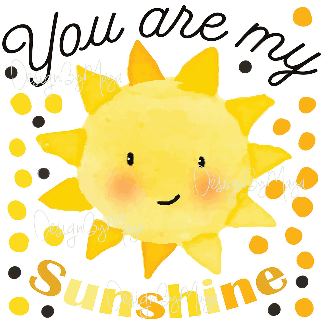 Boho Sunshines - Fabric Nursery Wall Art Decals
