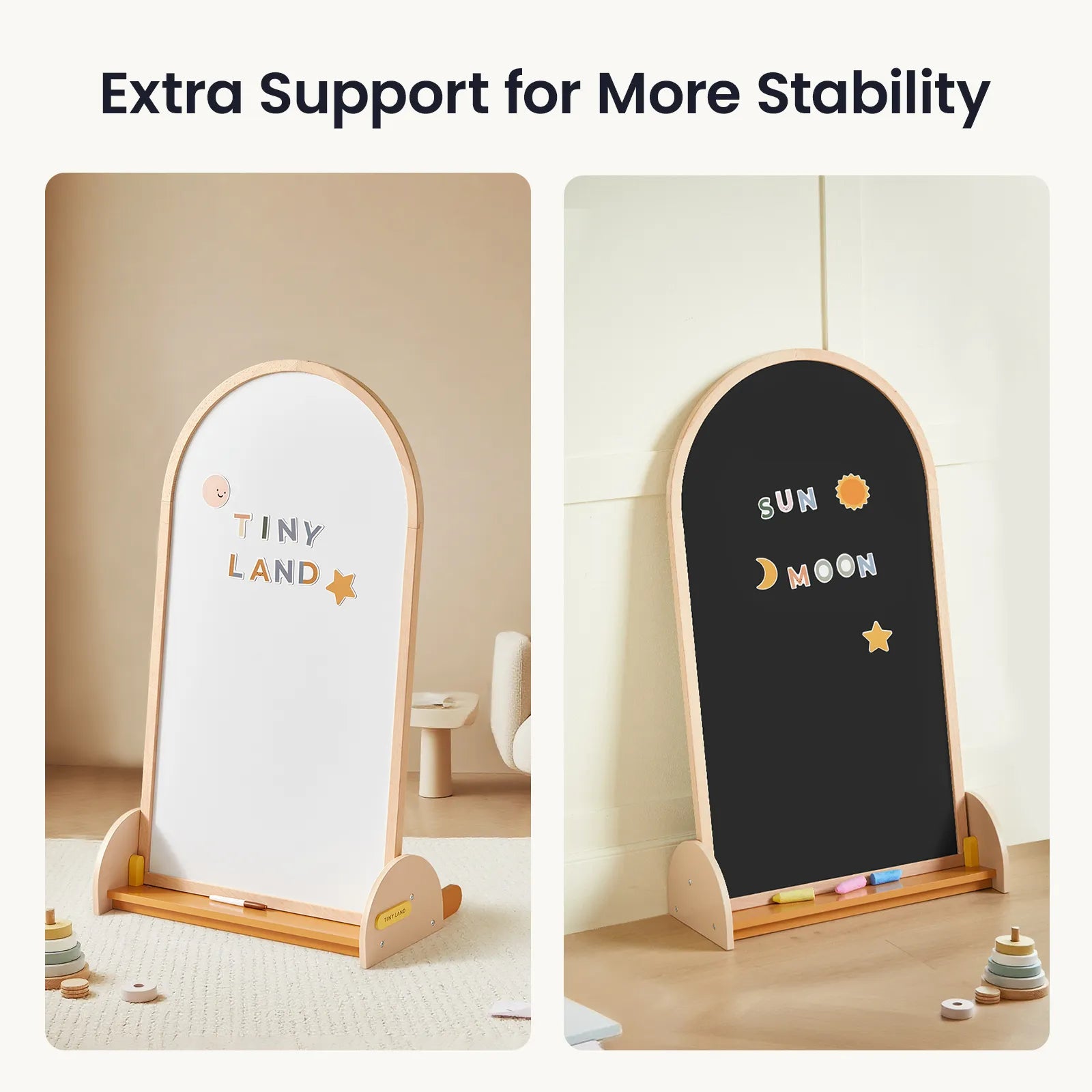 Tiny Land® Double-sided Arched Magnet Chalkboard