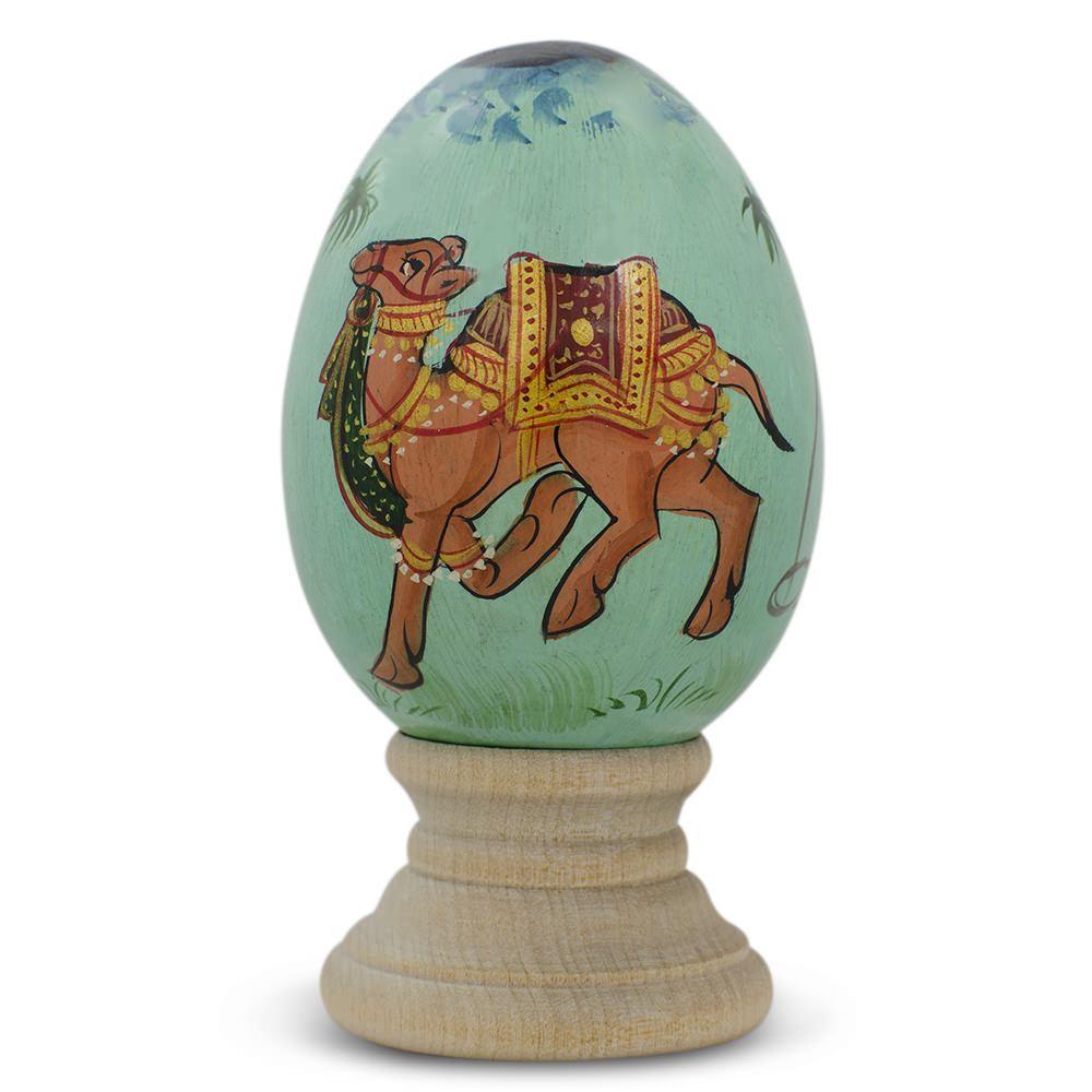 Royal Camel Wooden Easter Egg