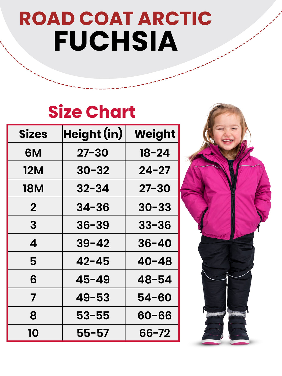 Car Seat Coat | The Road Coat Arctic - Fuchsia