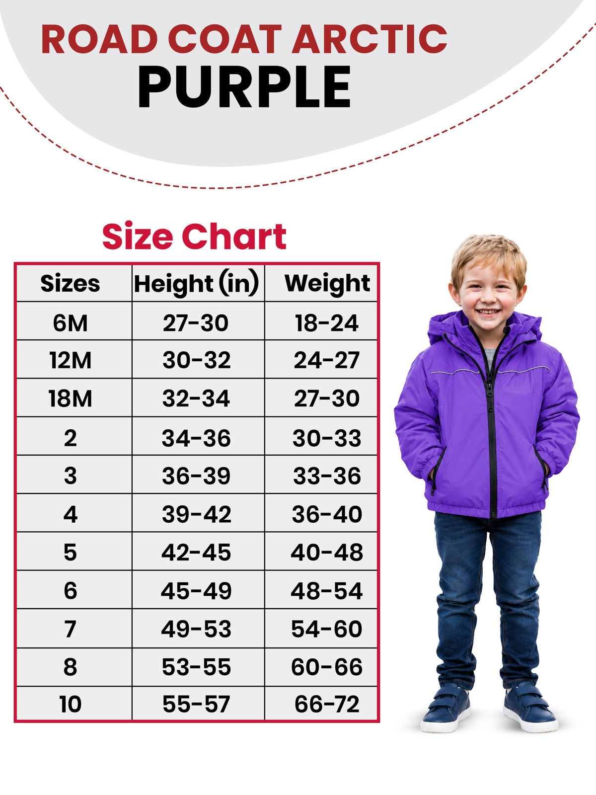 Car Seat Coat | The Road Coat Arctic - Purple