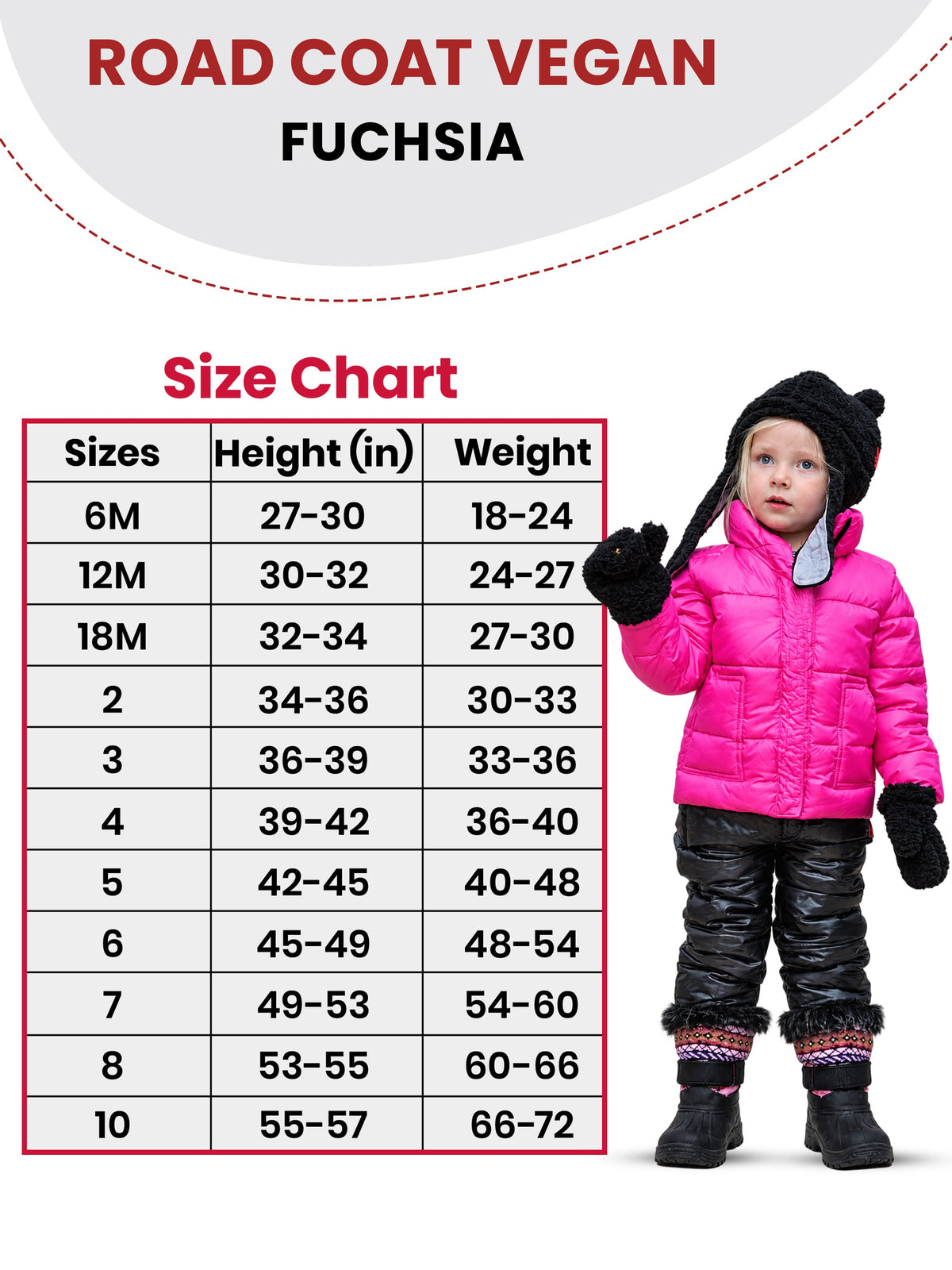Car Seat Coat | The Road Coat Vegan - Fuchsia